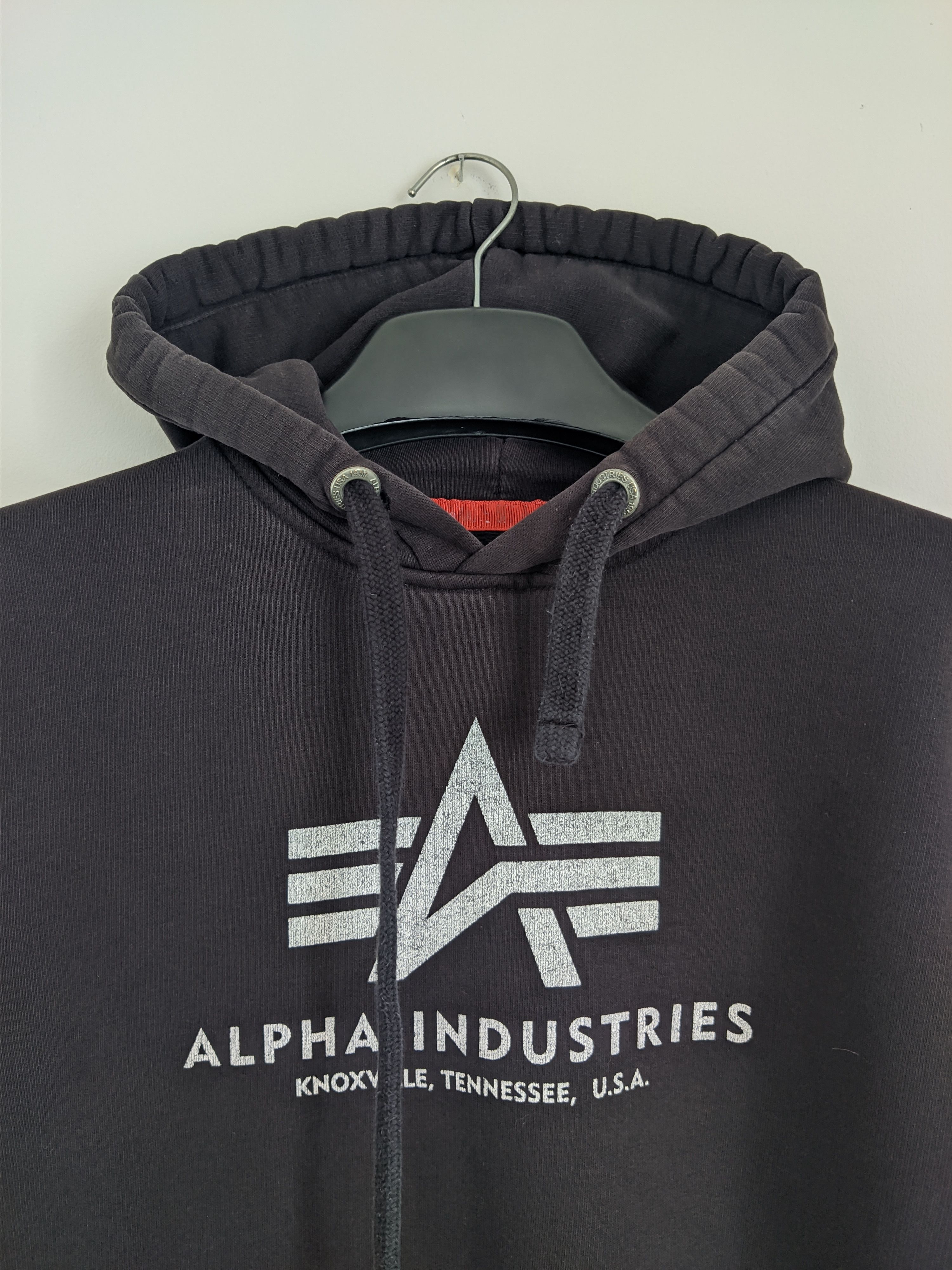 Alpha Industries Alpha Industries hoodie big logo black Size US S / EU 44-46 / 1 - 6 Thumbnail
