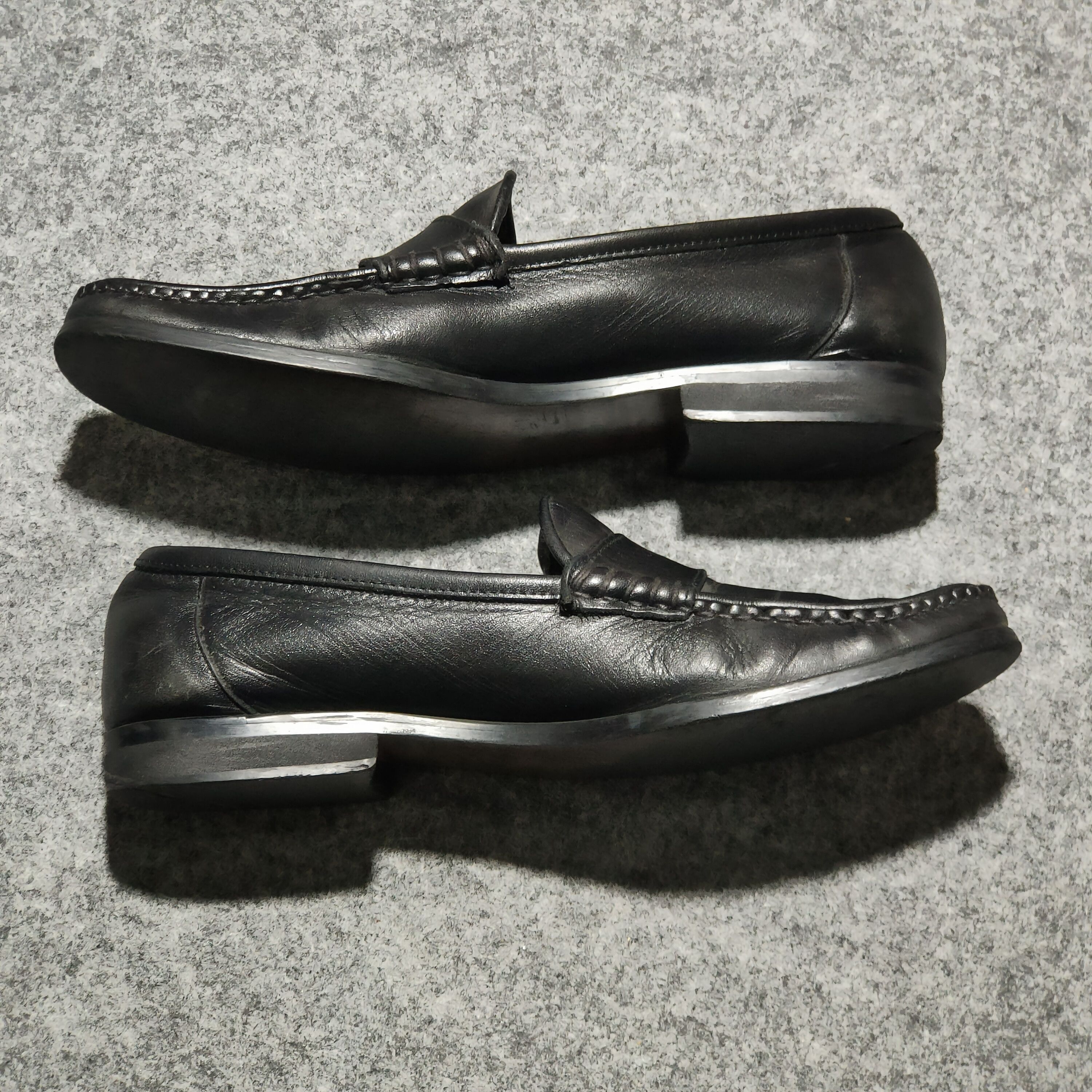 Burberry 🔥Vintge BURBERRYS OF LONDON Loafers Black Shoes Size US 5 / EU 37 - 3 Thumbnail
