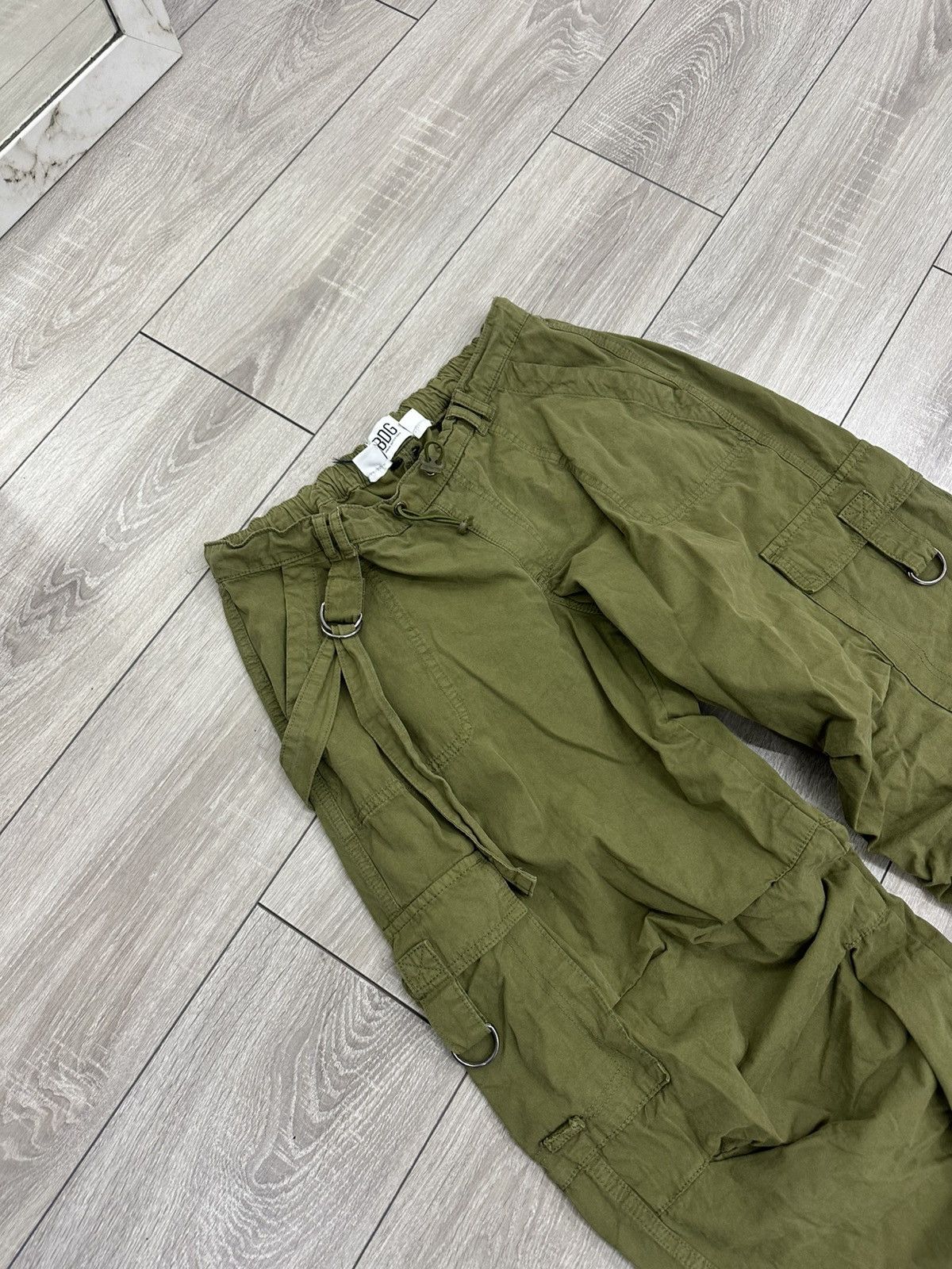 Japanese Brand Baggy Cargo BDG Maharishi Style Y2K Nylon Pants Avantgarde Size US 30 / EU 46 - 4 Thumbnail