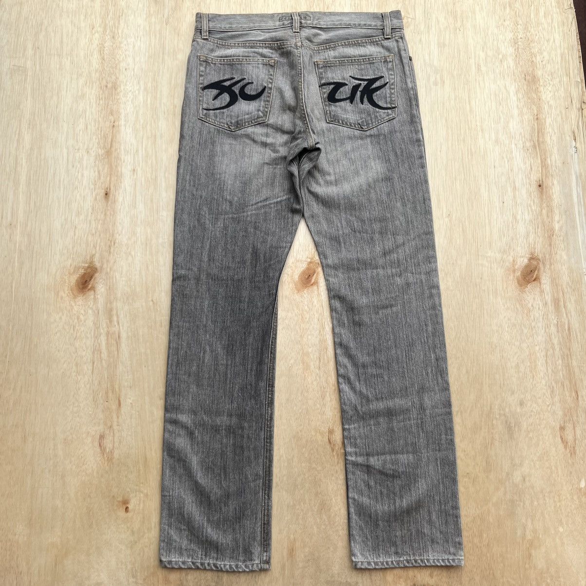 FCUK FCUK JEANS JAPANESE BRAND GREY REGULAR STRAIGHT / GOA JAPAN Size US 32 / EU 48 - 2 Thumbnail
