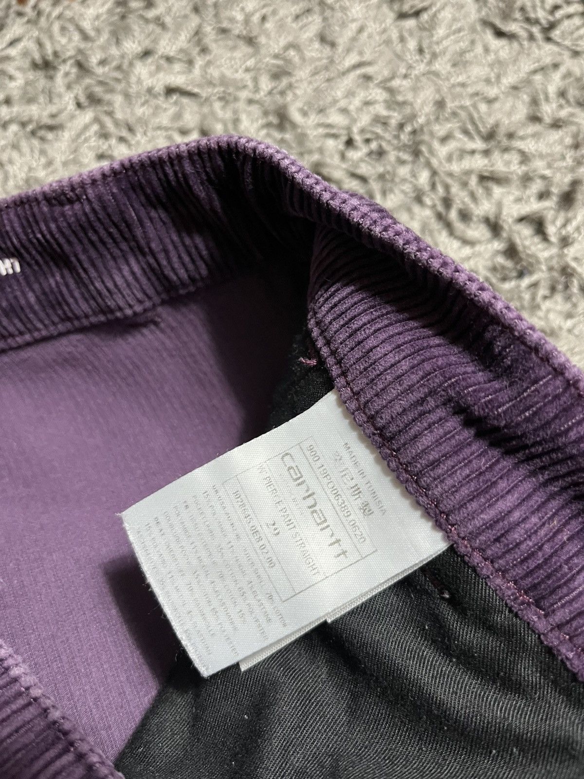 Carhartt Wip CARHARTT WIP VELVET PURPLE WOMENS CARGO PANTS Size 29" - 5 Thumbnail