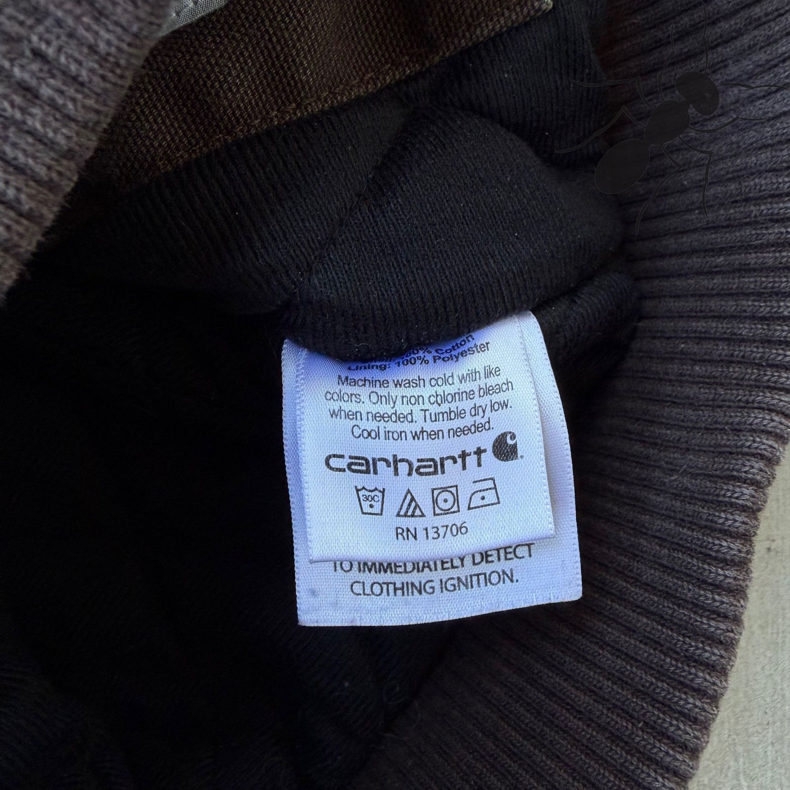Carhartt × Vintage Vintage Y2K Carhartt YOUTH brown hooded work wear jacket Size US XXS / EU 40 - 9 Thumbnail