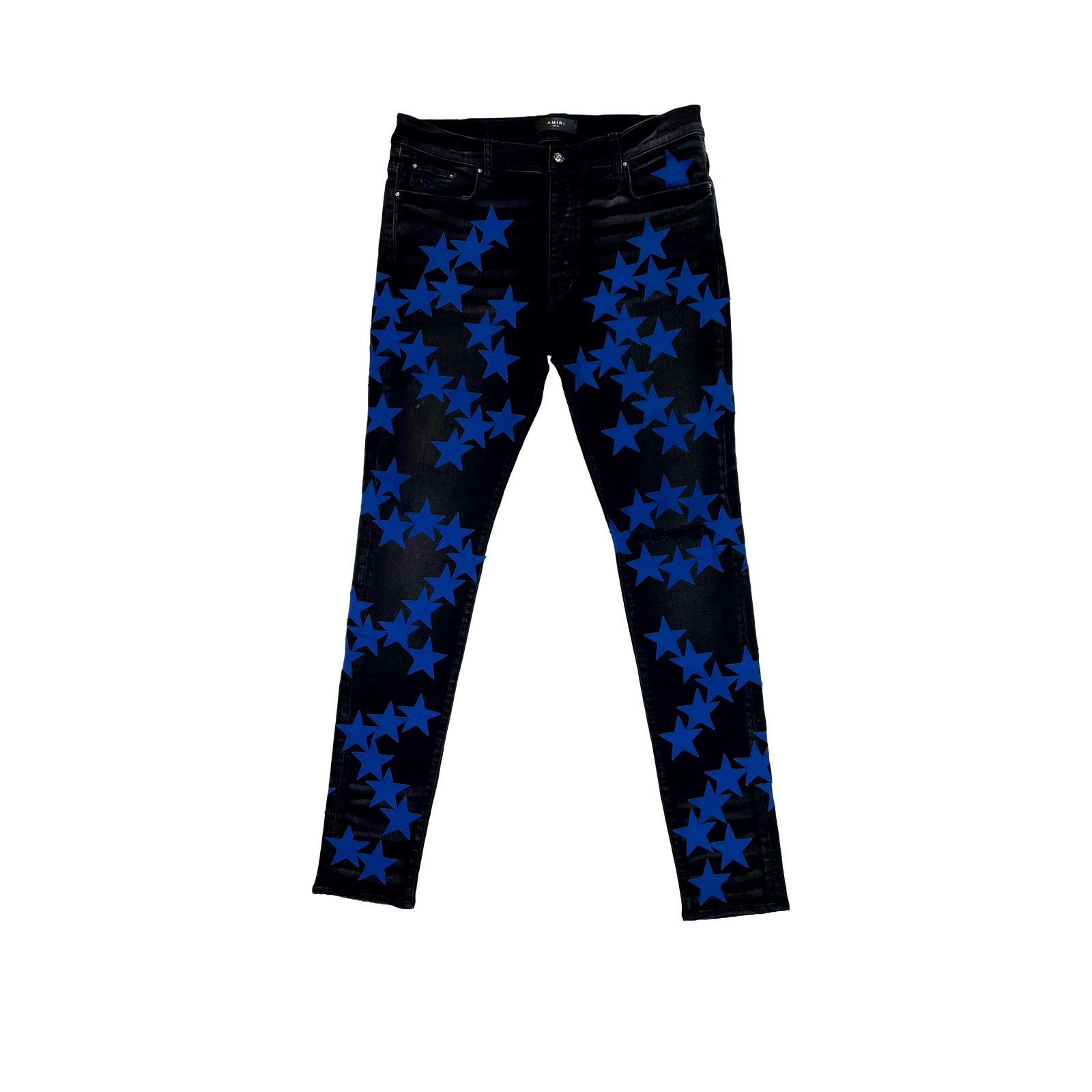 Amiri Amiri Chemist Blue & Black Jeans Size US 36 / EU 52 - 1 Thumbnail