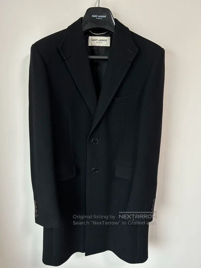 Saint Laurent Paris Saint Laurent Paris Wool Coat Size US M / EU 48-50 / 2 - 1 Thumbnail