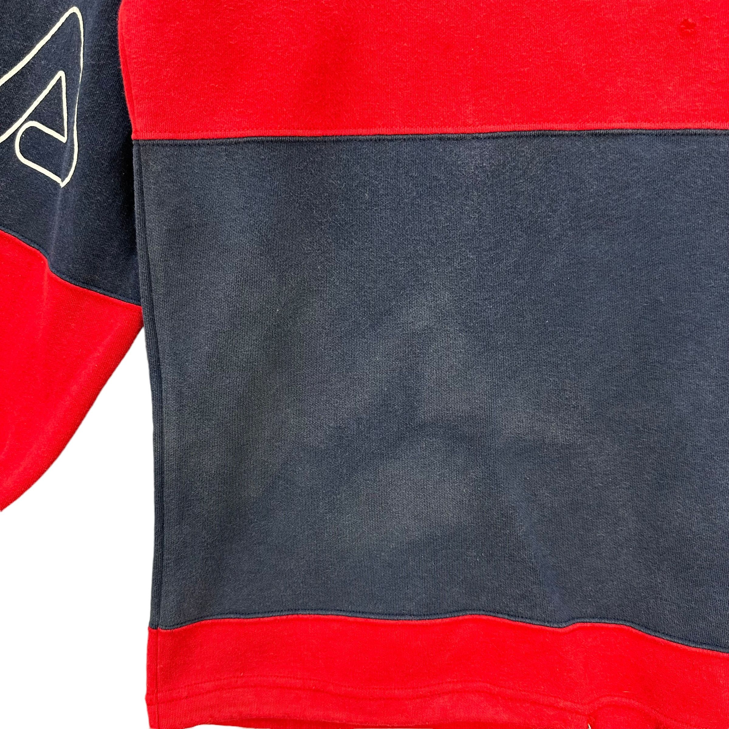 Fila FILA Big Logo Colorblock Pullover Hoodies Jumper #9148-62 Size US M / EU 48-50 / 2 - 5 Thumbnail