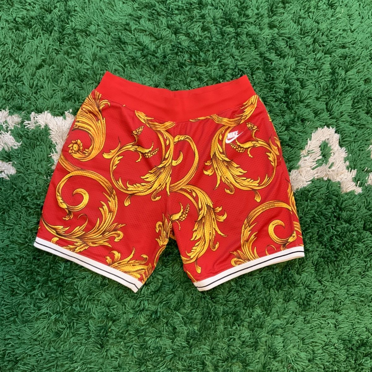 Basketball Shorts Supreme Shorts Red Buy Supreme X Umbro Knit