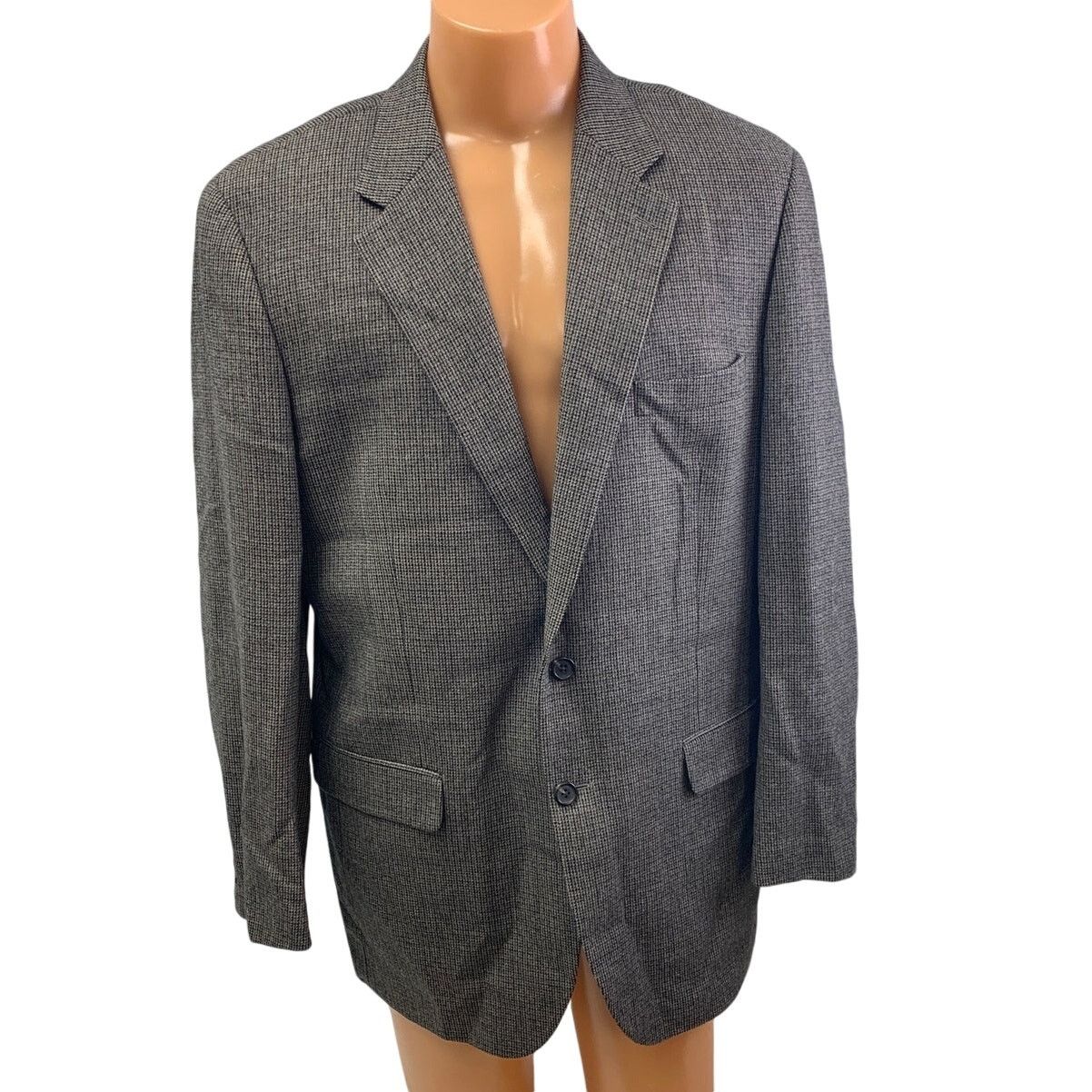 Chaps Chaps Mens 44L 44 Long Lambswool Long Sleeve 2-Button Blazer Size 44L - 1 Thumbnail