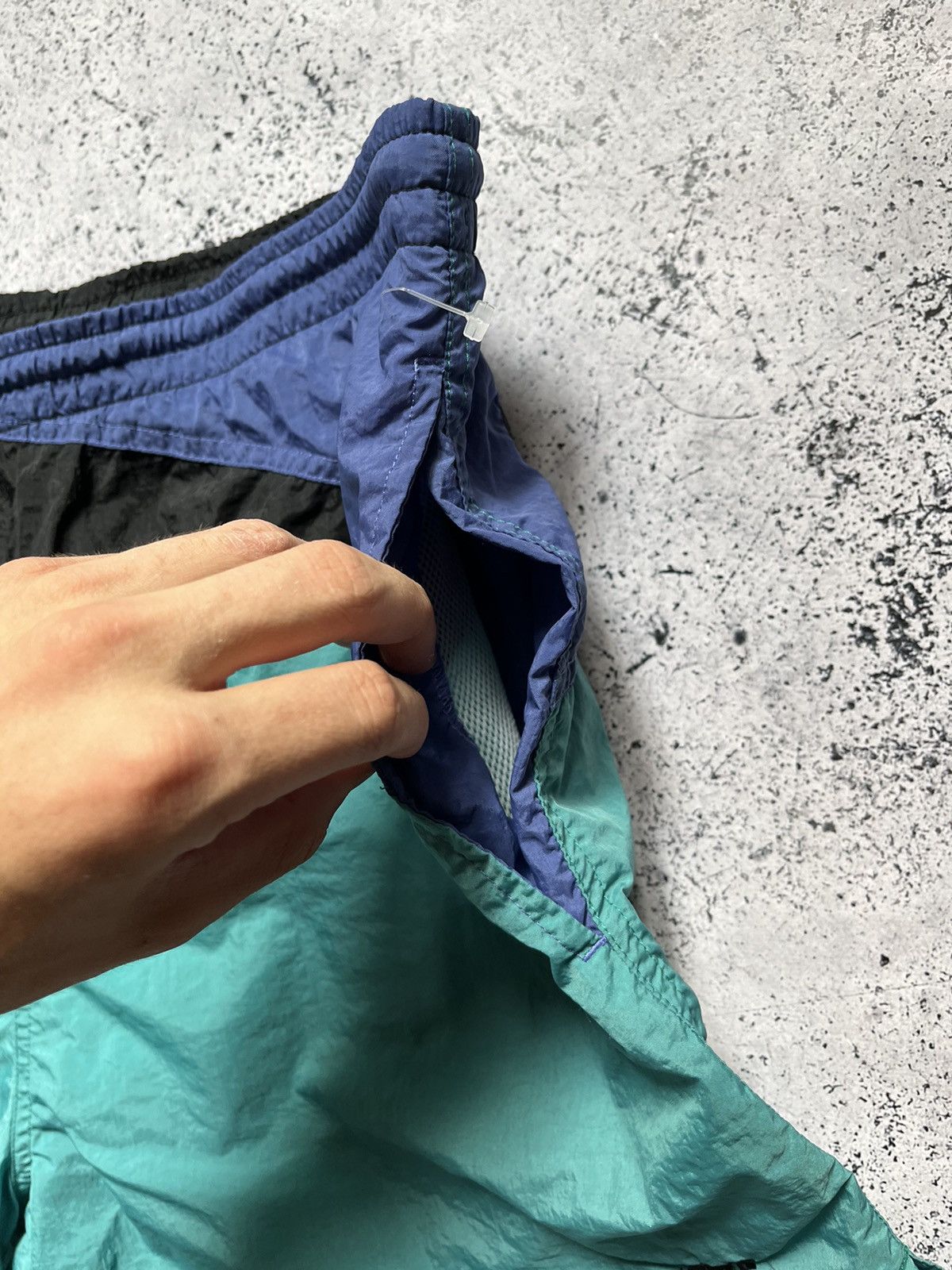 Nike × Vintage Vintage Nike Nylon Shorts Double Swoosh Y2K USA TN Drill Size US 34 / EU 50 - 4 Thumbnail