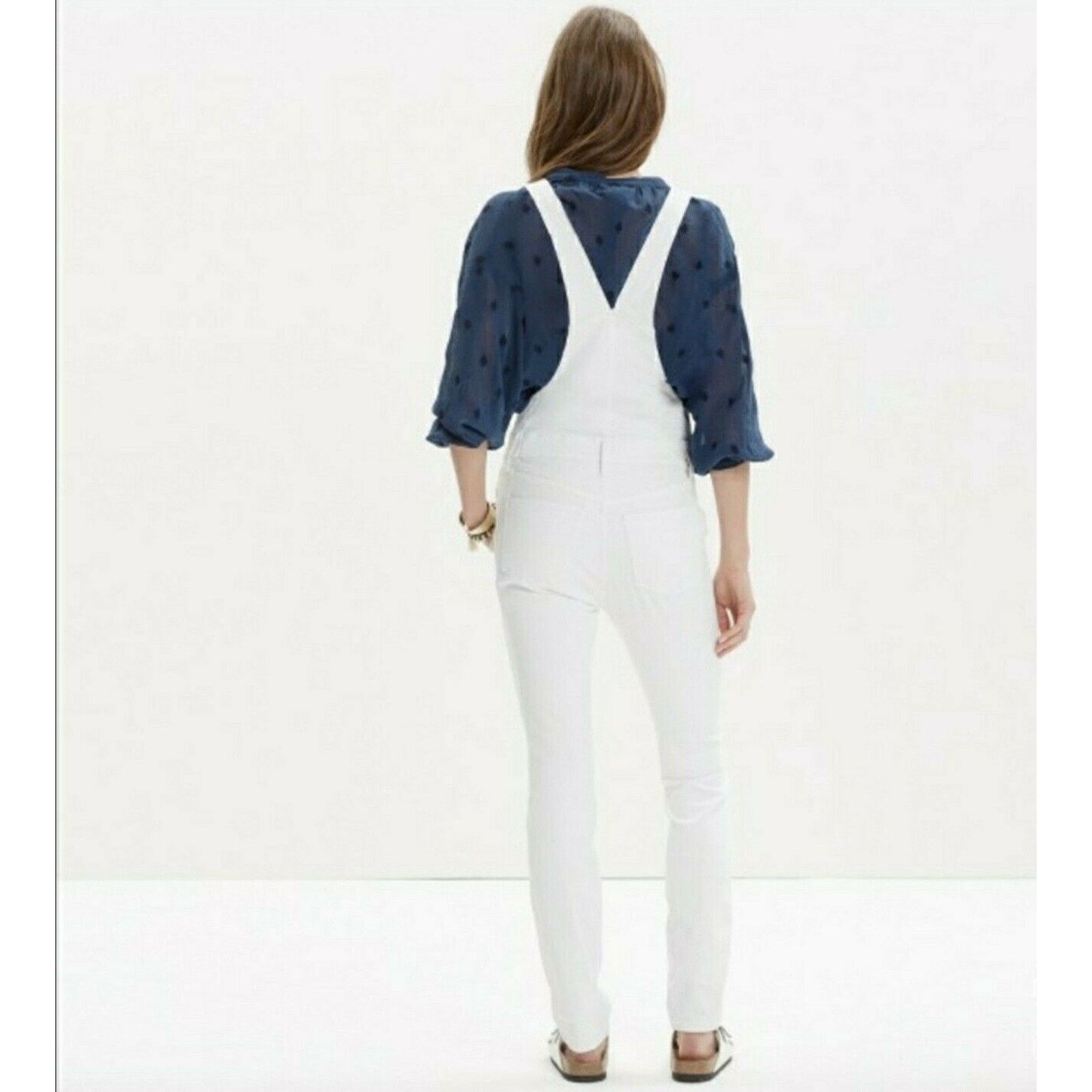Madewell Madewell Women's Skinny Leg One Piece Overalls Denim Jeans Size 25" / US 0 / IT 36 - 2 Thumbnail