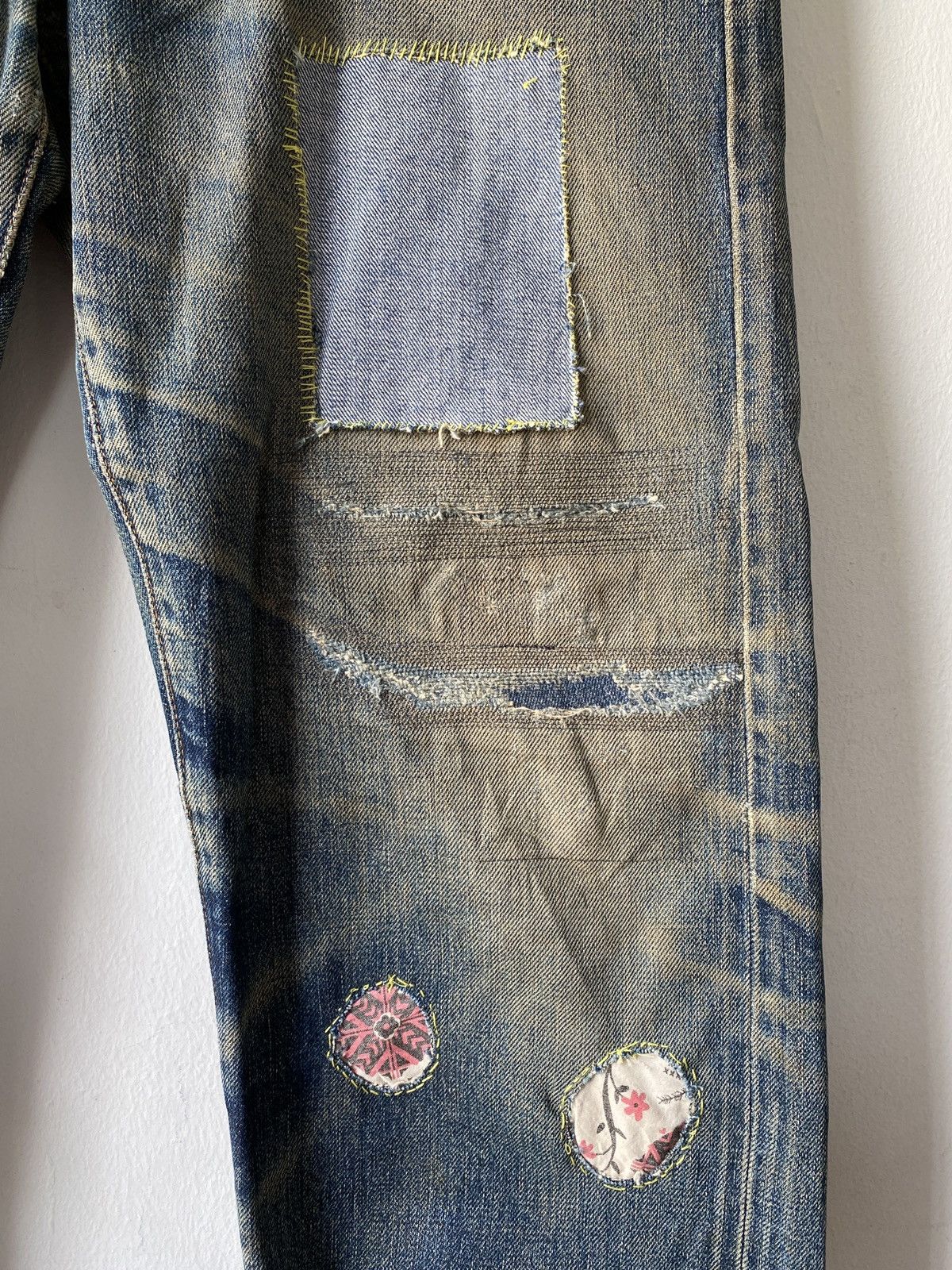 Levi's Vintage Levi’s 502XX Selvedge Rusty Distressed Denim Size US 33 - 6 Thumbnail
