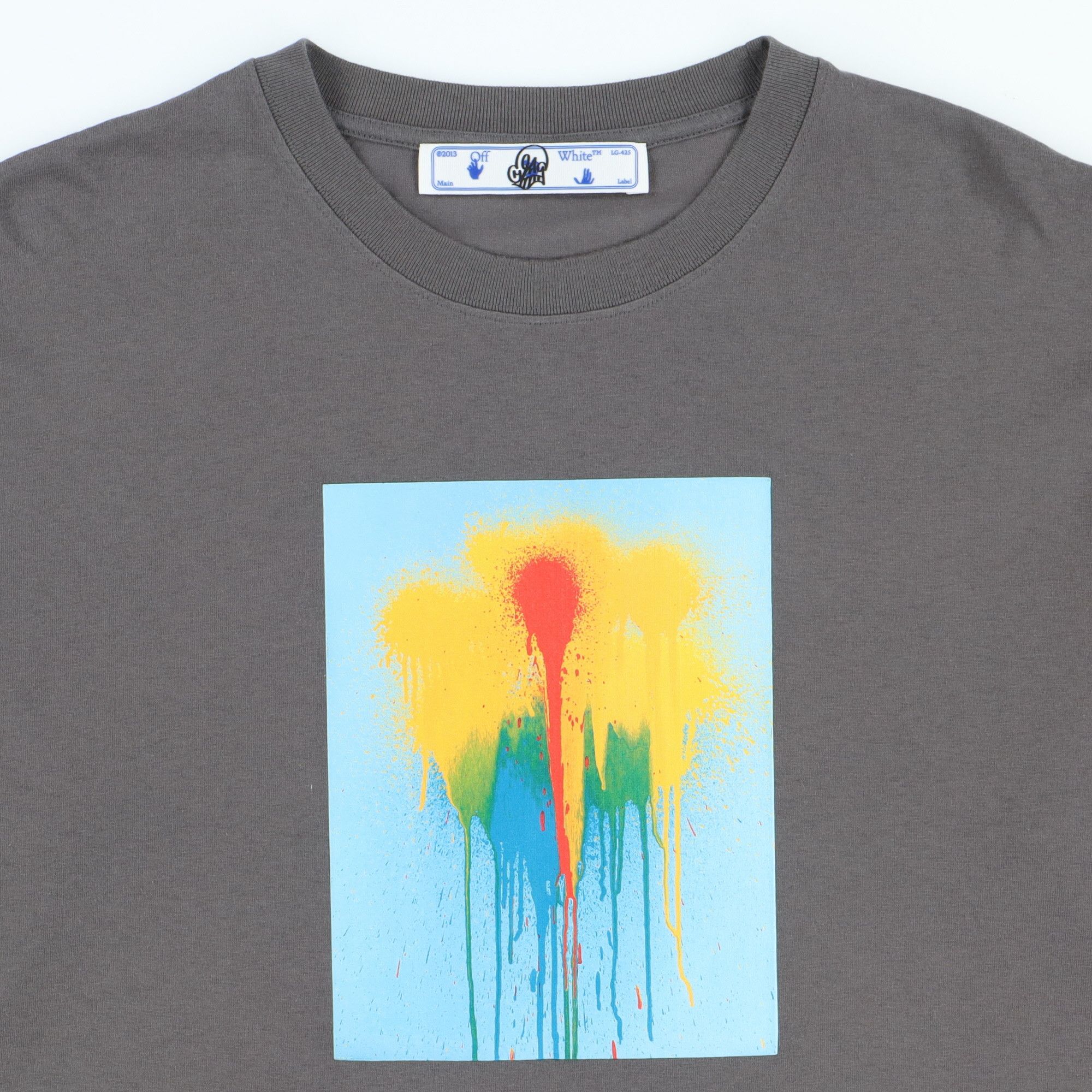 Off-White x Katsu Painting Double Layer Multicolour T-shirt Size US XS / EU 42 / 0 - 6 Thumbnail