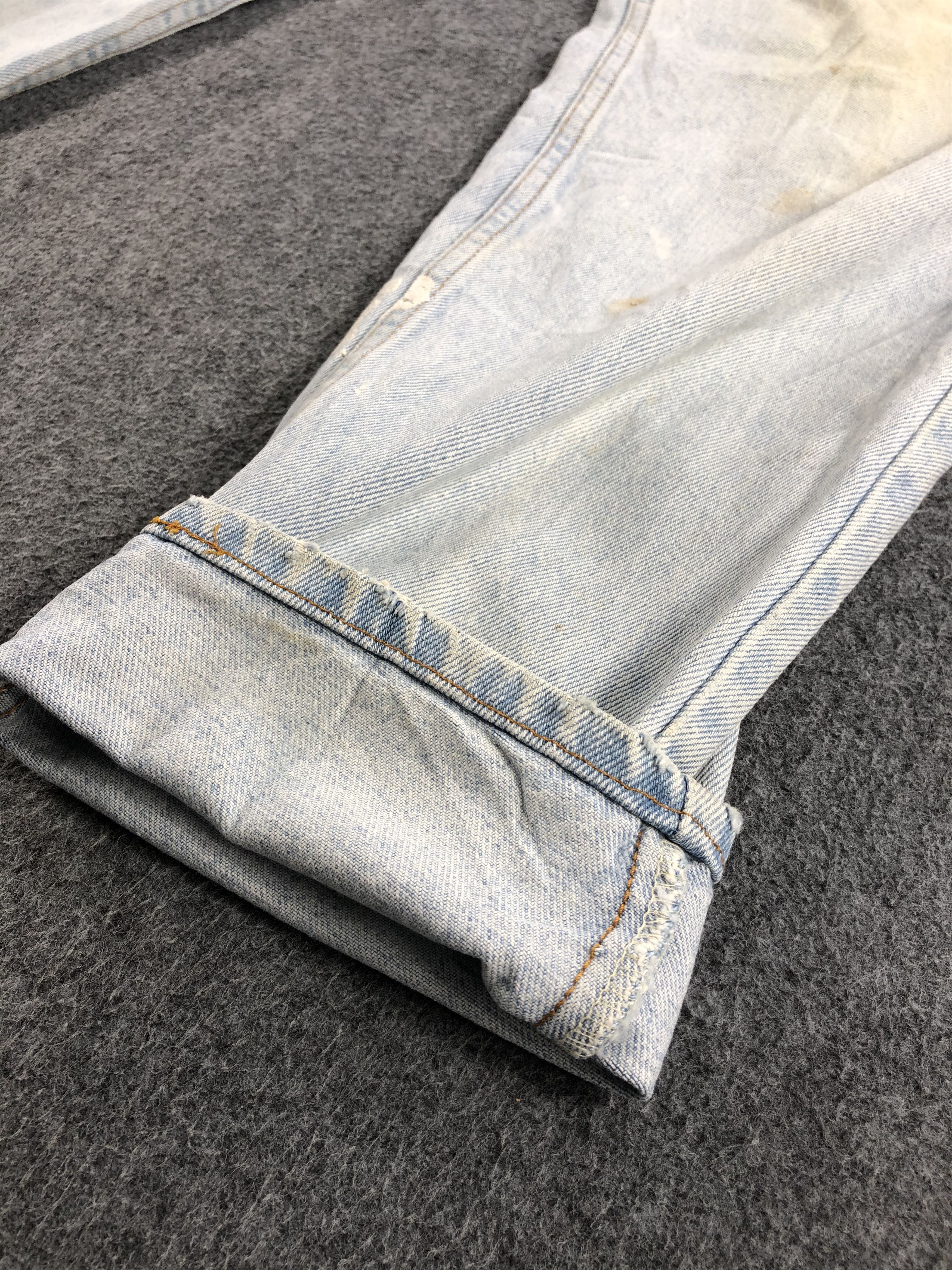 Levi's Vintage Distress Levis 550 Orange Tab Jeans-JM656 Size US 32 / EU 48 - 6 Thumbnail