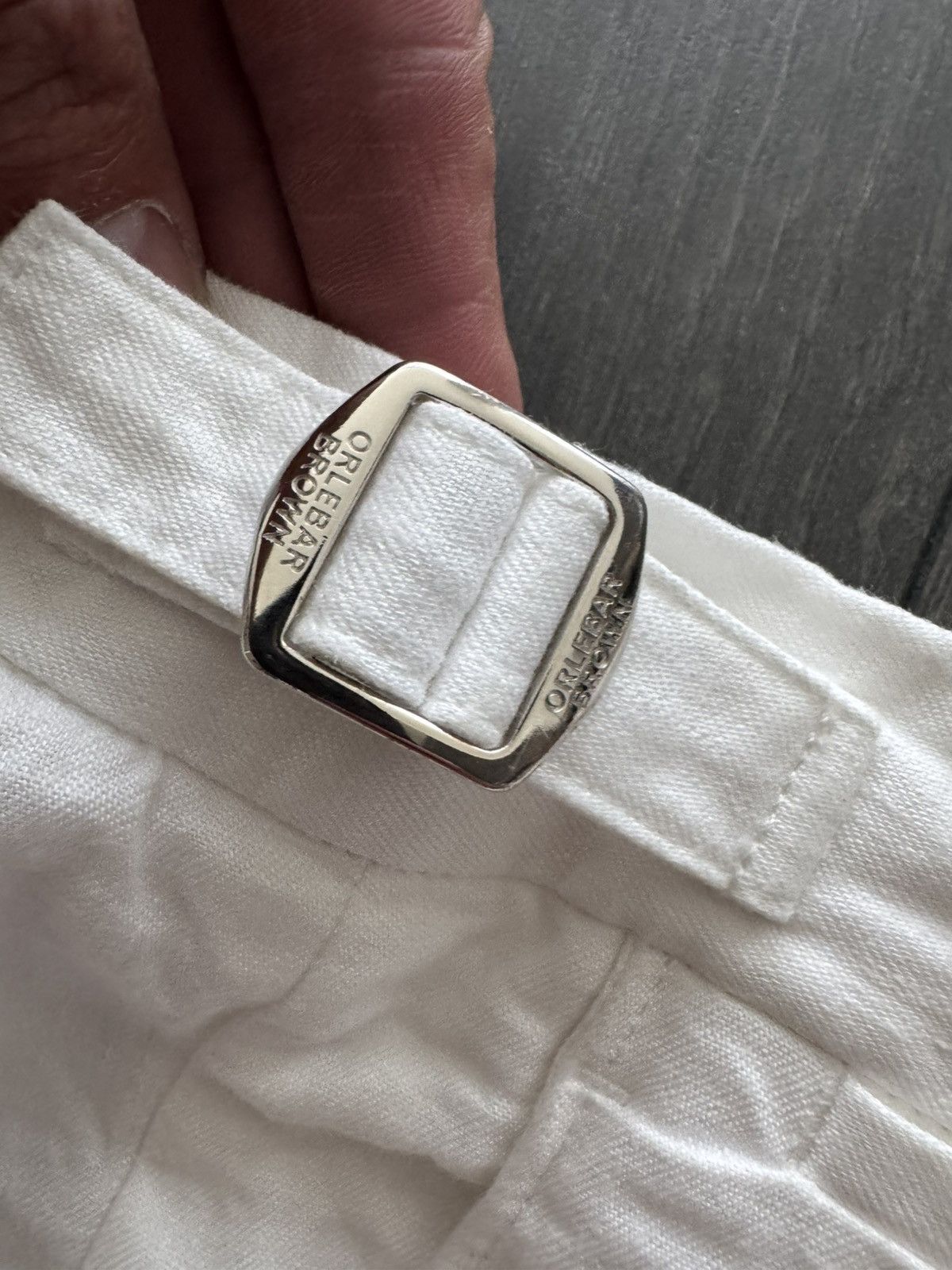 Orlebar Brown White Linen Orlebar Brown Trousers Size US 30 / EU 46 - 3 Thumbnail