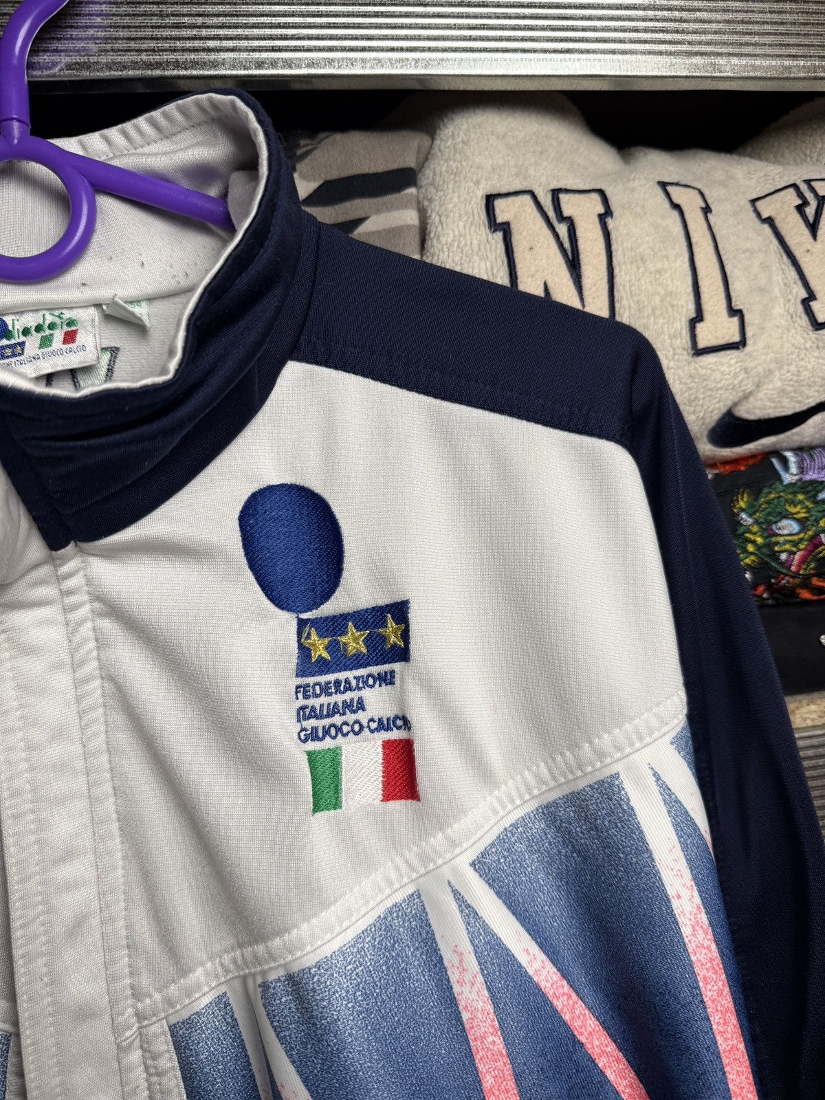 Designer × Vintage Vintage Adidas Diadora Italy Jacket Size US L / EU 52-54 / 3 - 7 Thumbnail