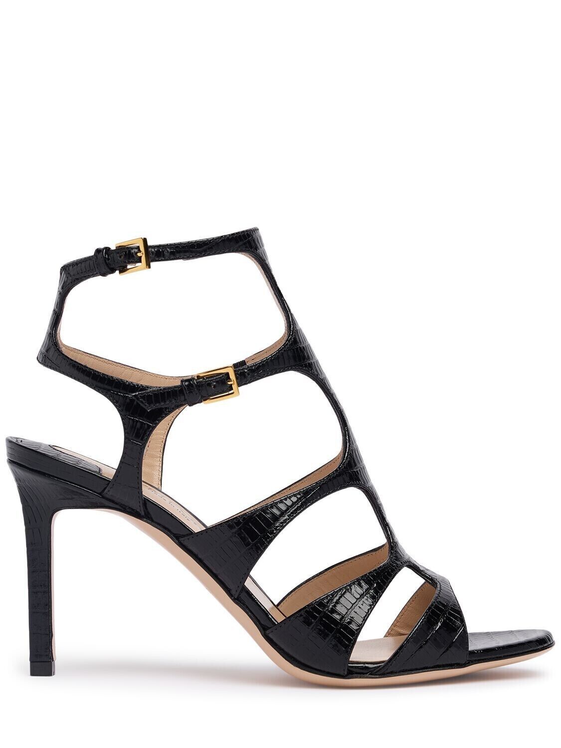 TOM FORD Paradis $1290 Black 85mm Sandals New And Authentic