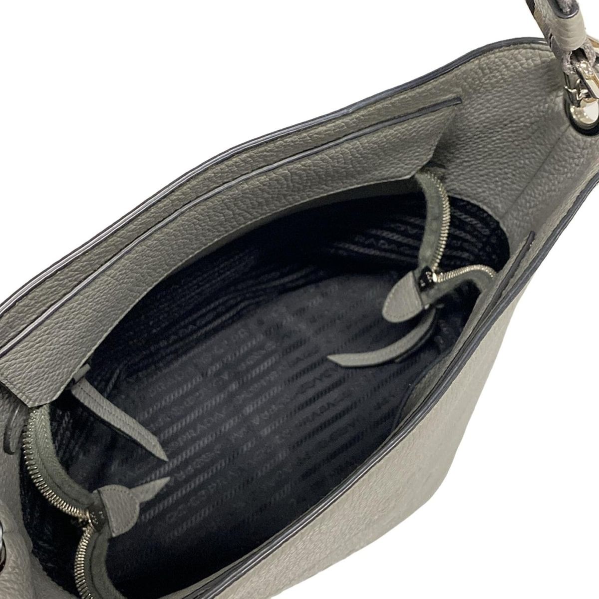 Prada PRADA Logo Shoulder Bag 1BE057 Size ONE SIZE - 10 Thumbnail