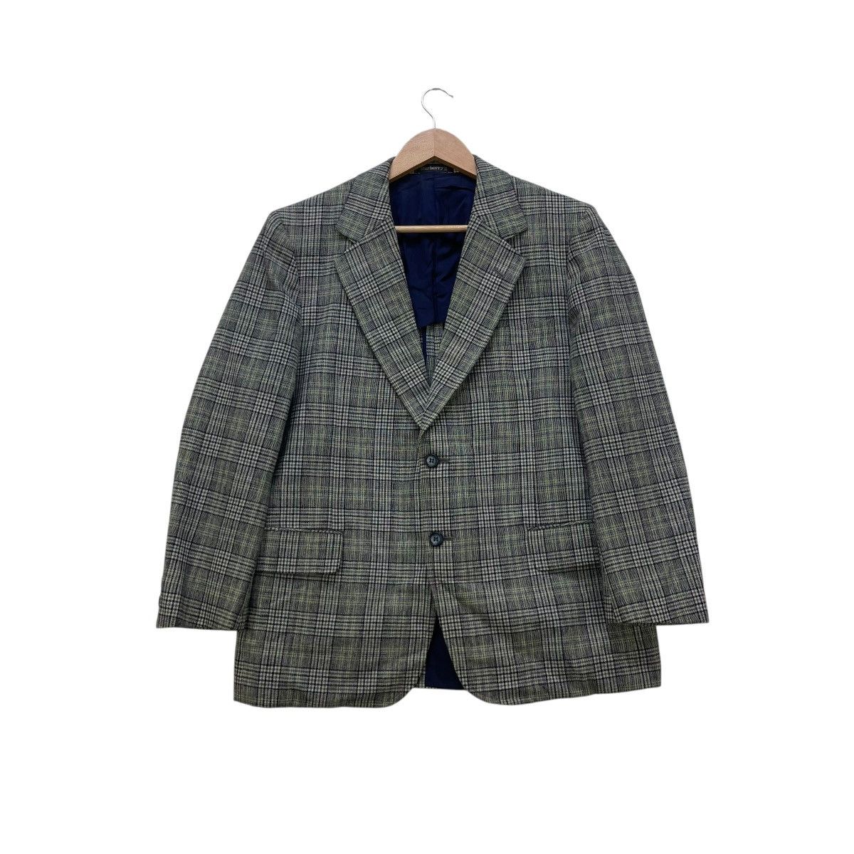 Burberry 💥Vintage Burberrys Checked Blazer Jacket Size US M / EU 48-50 / 2 - 1 Thumbnail