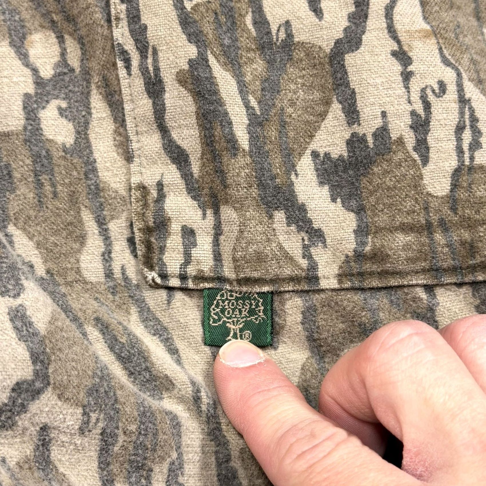 Vintage Mossy Oak Cargo Pants Mens 34 x 27 Brown Camo Flannel Adjustable Waist Hunting Shirt Size US 34 / EU 50 - 6 Thumbnail