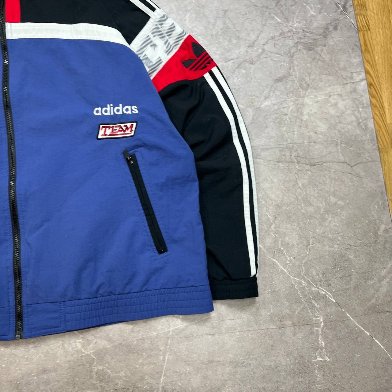 Adidas Vintage 00s Adidas Team Track Top Men's Jacket Size L Size US L / EU 52-54 / 3 - 18 Thumbnail