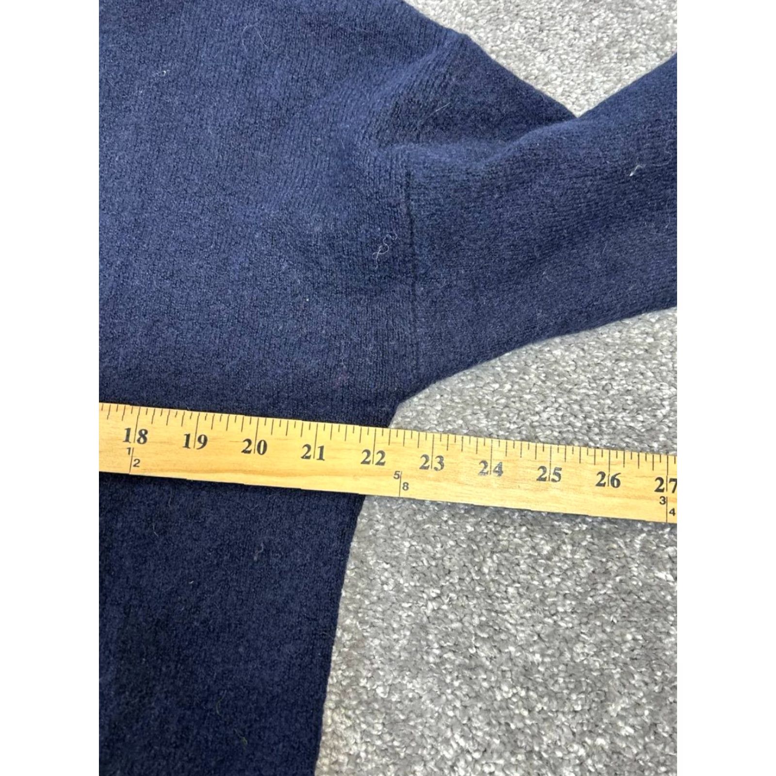 Madewell VINTAGE Madewell Sweater Pullover Womens 1X Wool Blue Knit Long Sleeve V-Neck Casual Fall Winter Size XL / US 12-14 / IT 48-50 - 6 Thumbnail