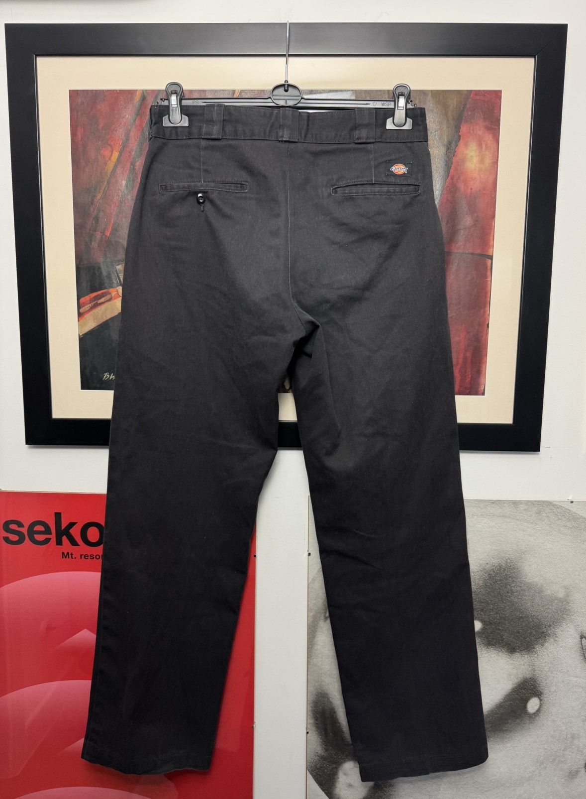 Dickies 874 Black Vintage Skate Casual Pant Streetwear Hype