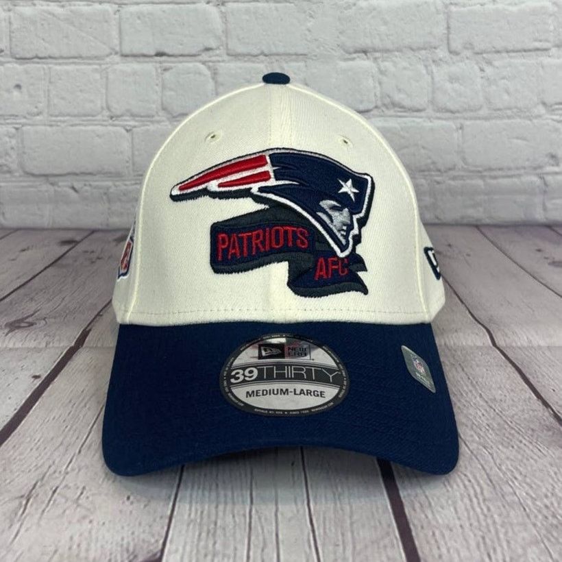 New Era New Era 39THIRTY 2022 NFL New England Patriots Sideline Hat Size ONE SIZE - 1 Thumbnail