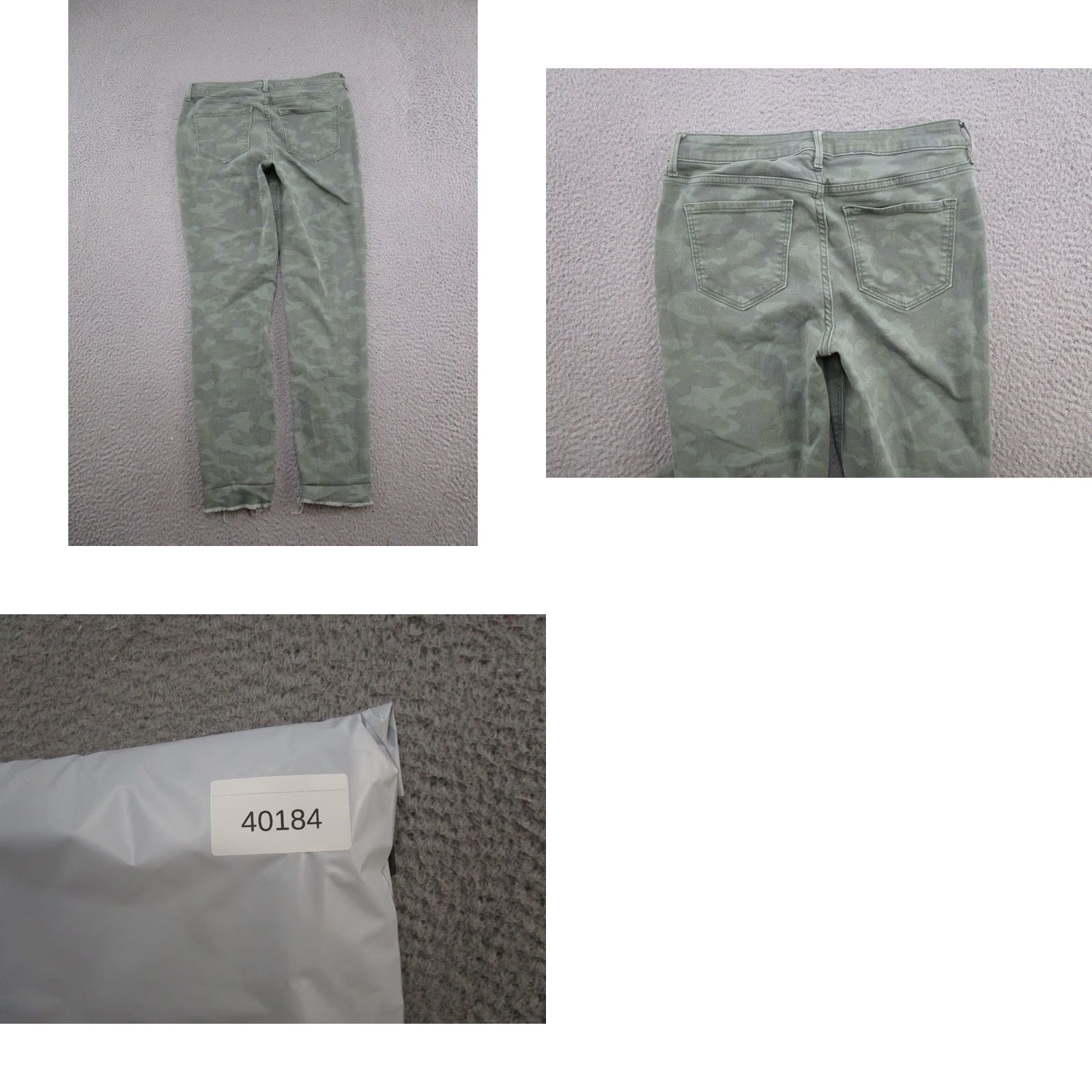 Old Navy Old Navy Rockstar Super Skinny Camo Camouflage Denim Jeans Womens Size 10 Size 32" / US 10 / IT 46 - 9 Thumbnail