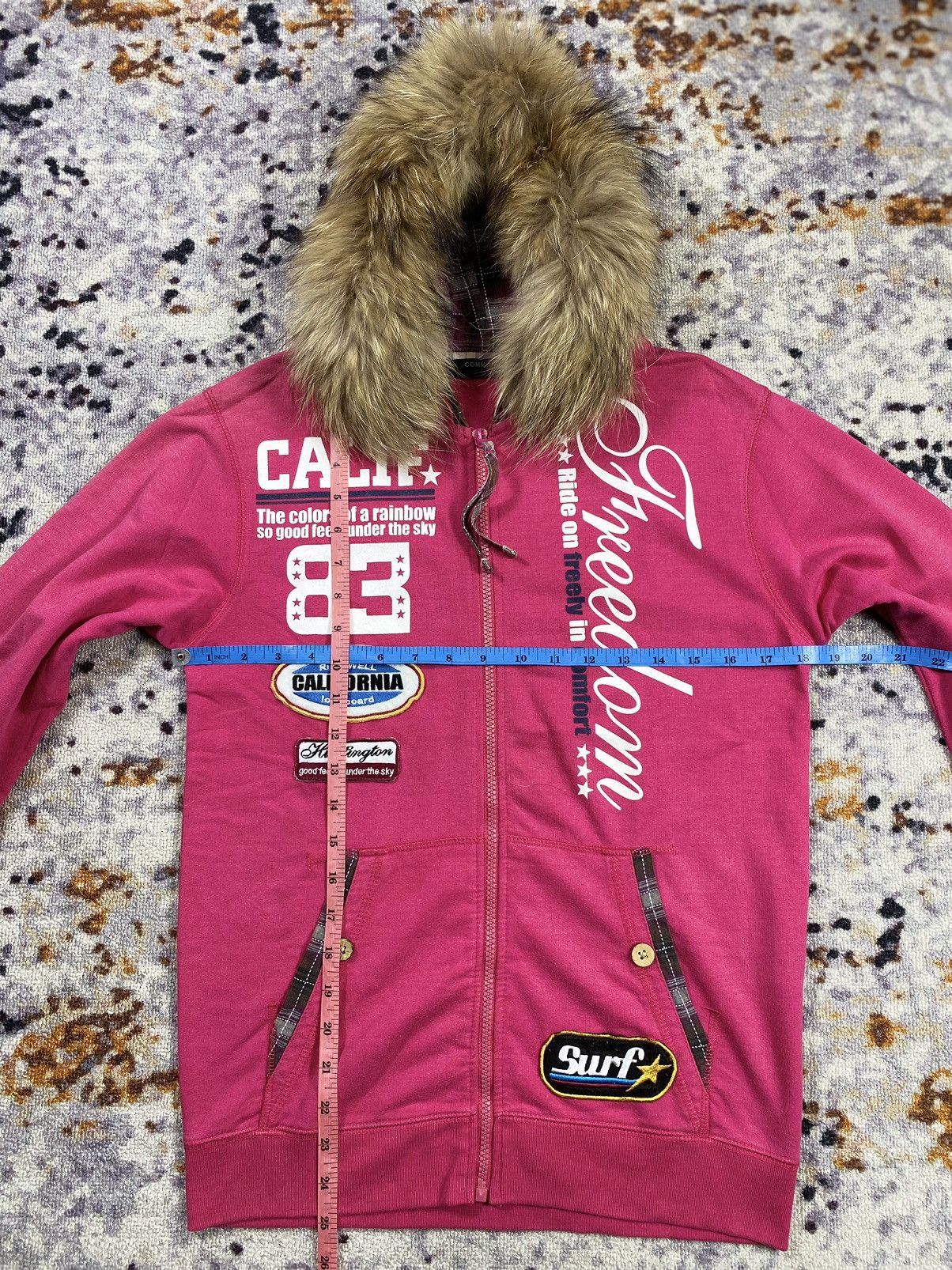 Japanese Brand Commontage Fur California poem ifsix lgb style hoodie Size US S / EU 44-46 / 1 - 6 Thumbnail