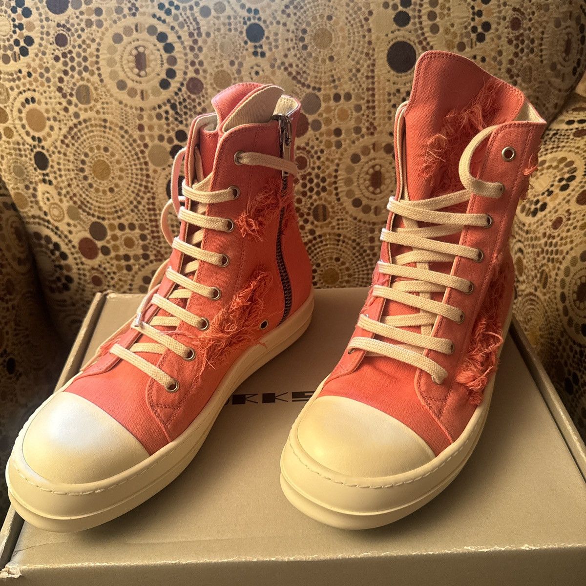 Rick Owens Pink Rick Owens drkshdw Size US 10 / IT 40 - 2 Thumbnail