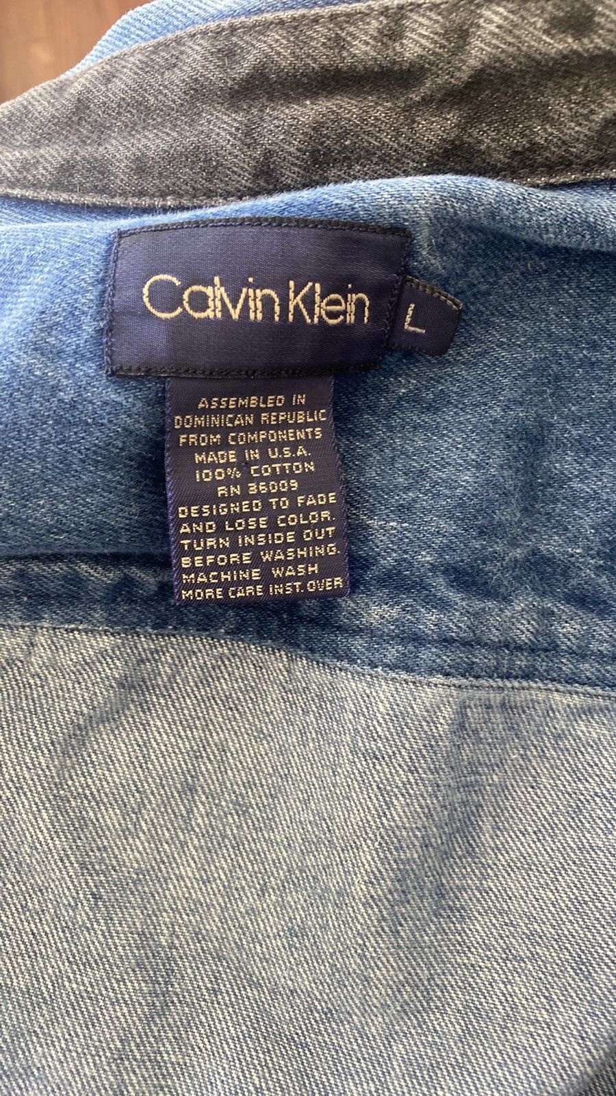 Calvin Klein Calvin Klein 90’s denim jacket Size US L / EU 52-54 / 3 - 3 Thumbnail
