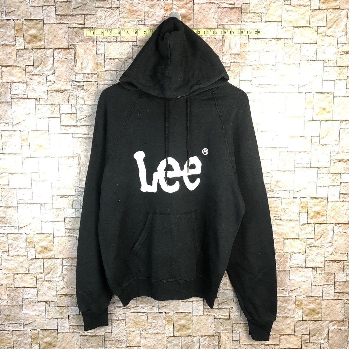 Lee Lee Black sweatshirt Hoodie vintage #A466 Size US L / EU 52-54 / 3 - 1 Thumbnail