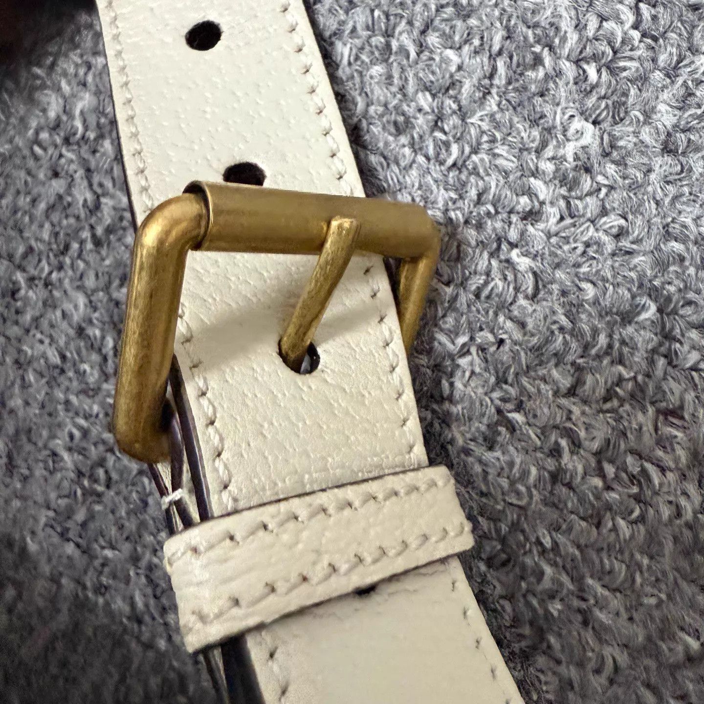 Gucci Gucci White GG Supreme Waist Bag Size ONE SIZE - 5 Thumbnail