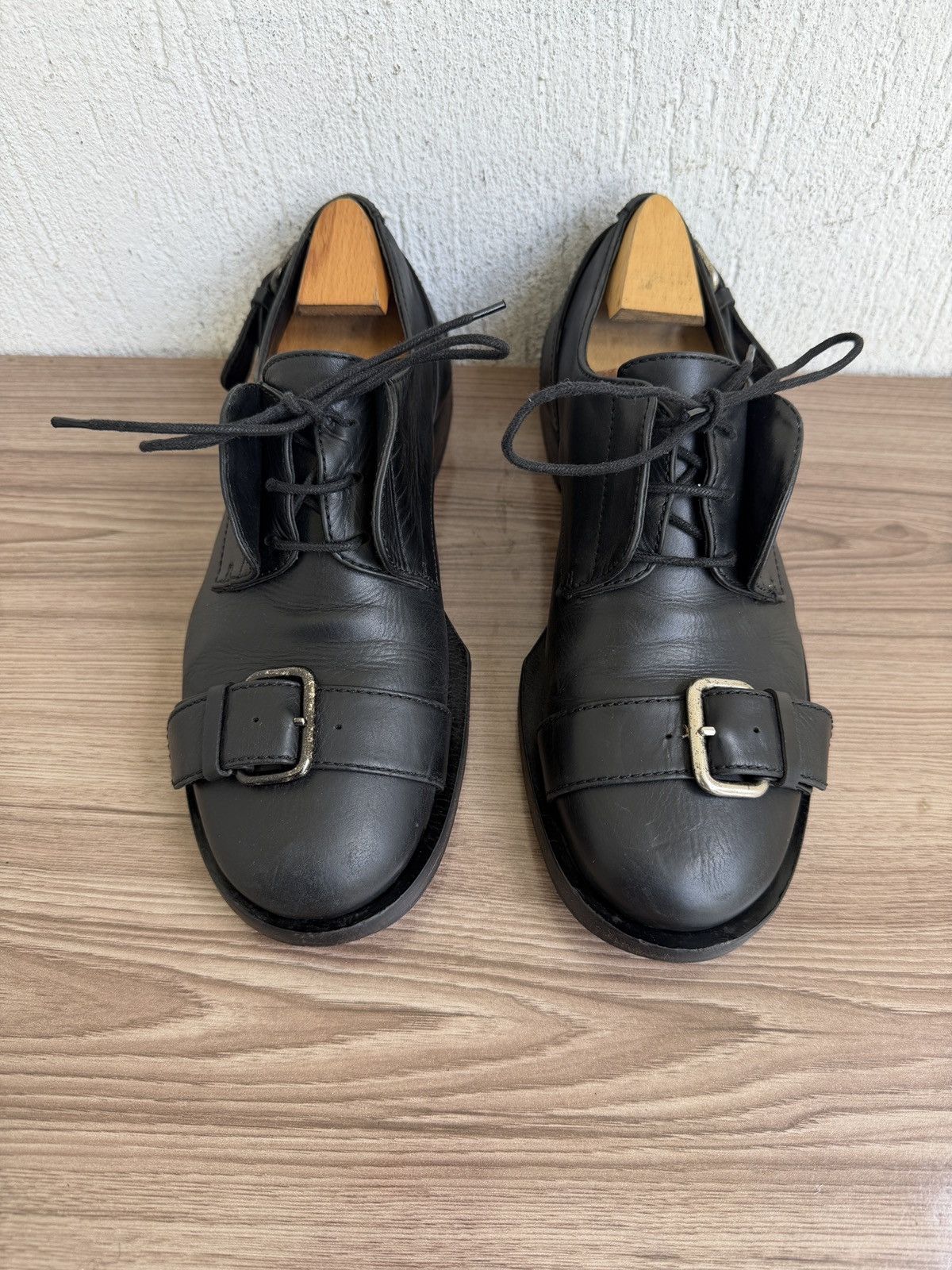 Achilles Ion Gabriel Buckle strap derby with guidi,balmain,tyson vibe Size US 9 / EU 42 - 5 Thumbnail