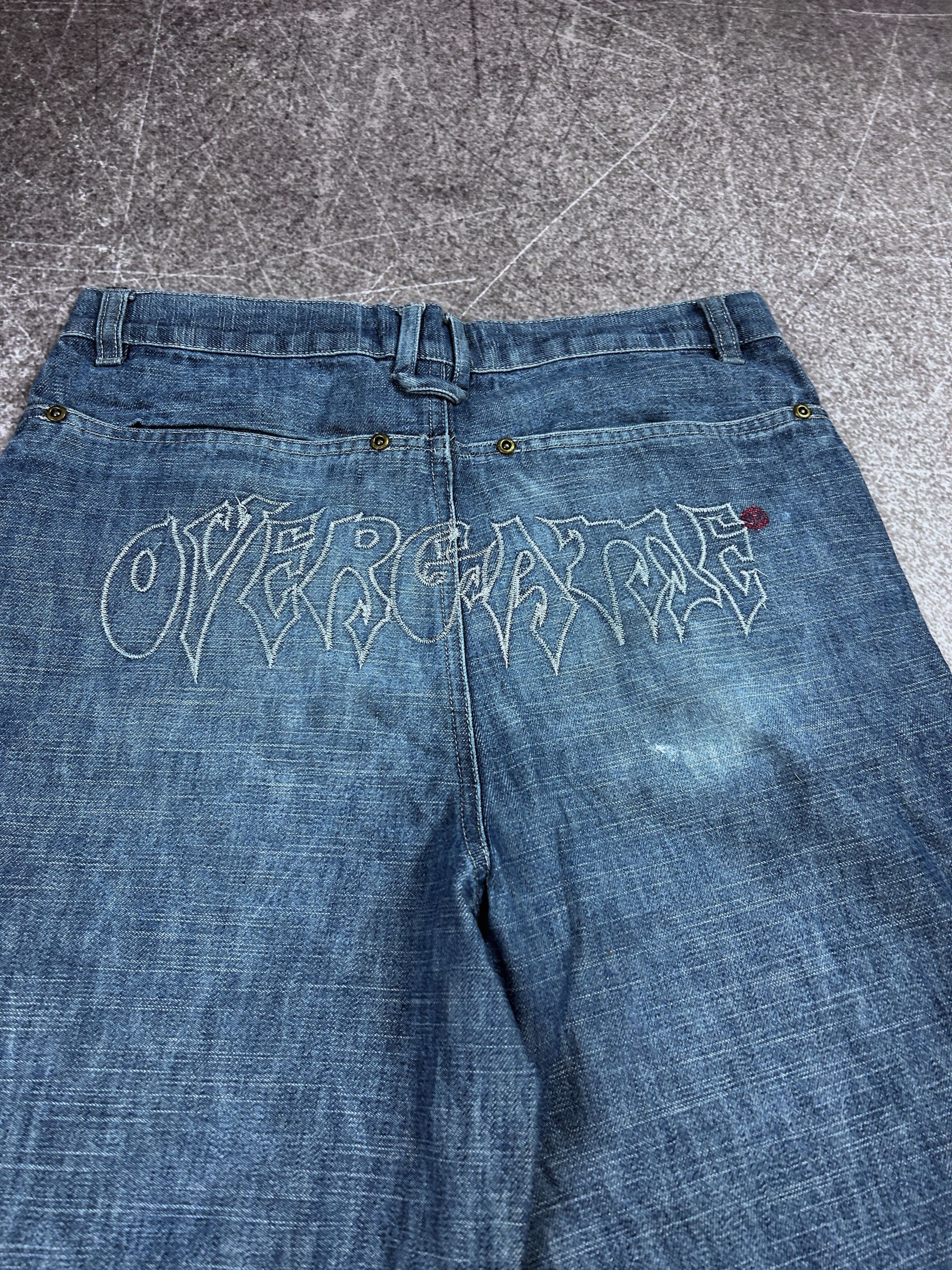 Designer VTG BAGGY RAP SK8 JNCO RICK OWENS STYLE WASHED JEANS Y2K Size US 30 / EU 46 - 6 Thumbnail
