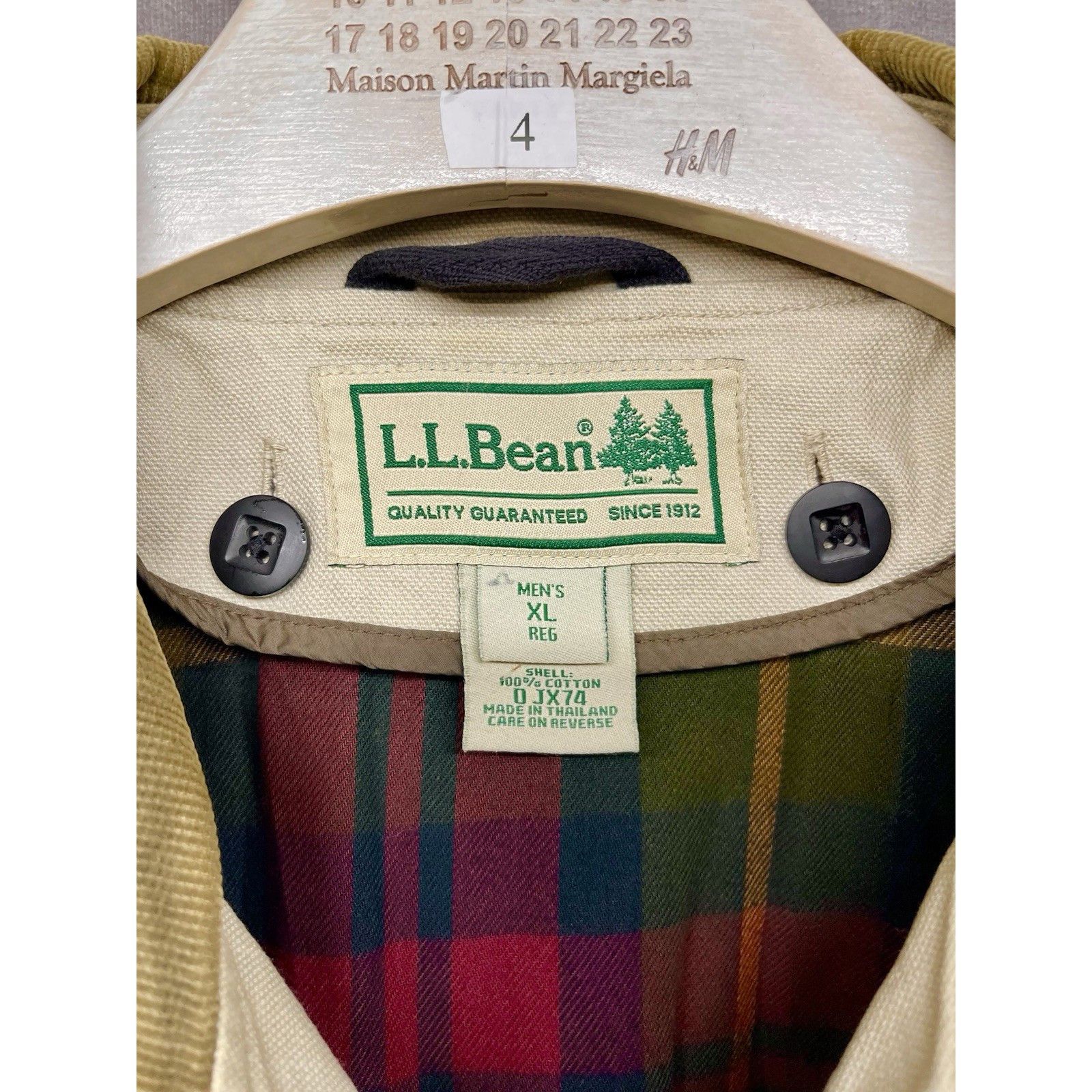 L.L. Bean LL BEAN MENS XL ORIGINAL FIELD COAT BARN JACKET CANVAS CHORE Size US XL / EU 56 / 4 - 4 Thumbnail