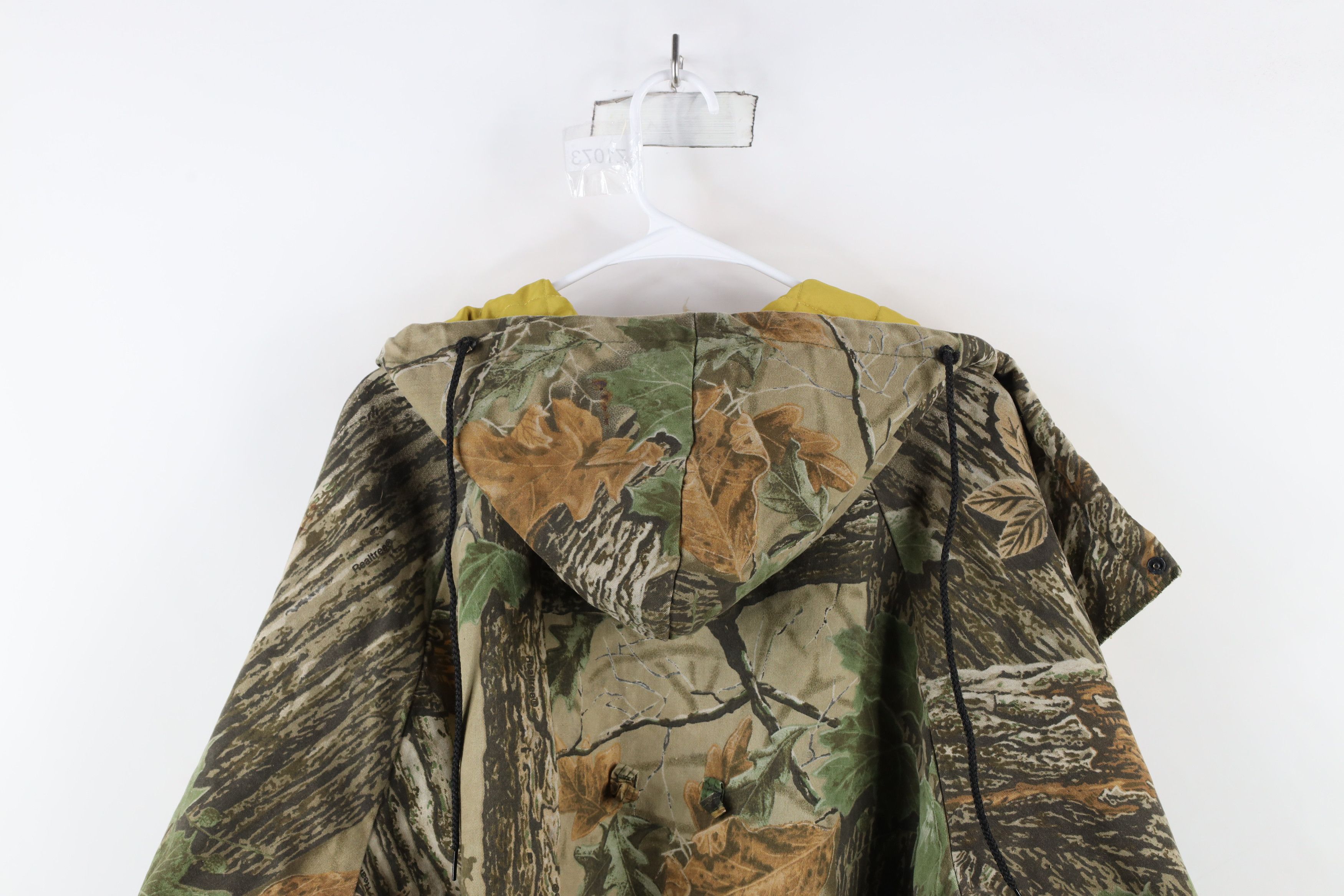Vintage Vintage 90s Quilted Realtree Camouflage Hooded Jacket AS IS Size US XL / EU 56 / 4 - 15 Thumbnail