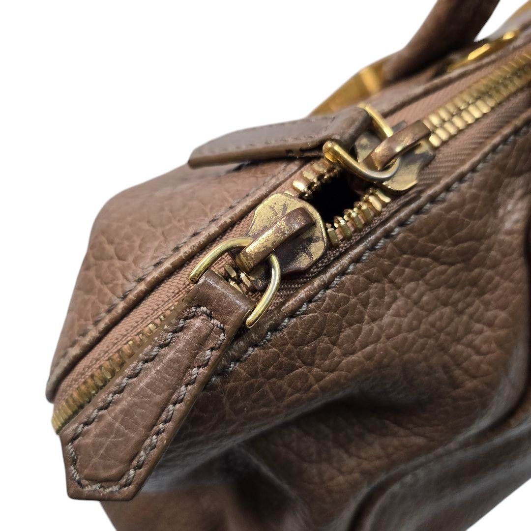 Fendi Fendi - Chameleon Leather Handbag Shoulder Bag FF Gold Size ONE SIZE - 9 Thumbnail