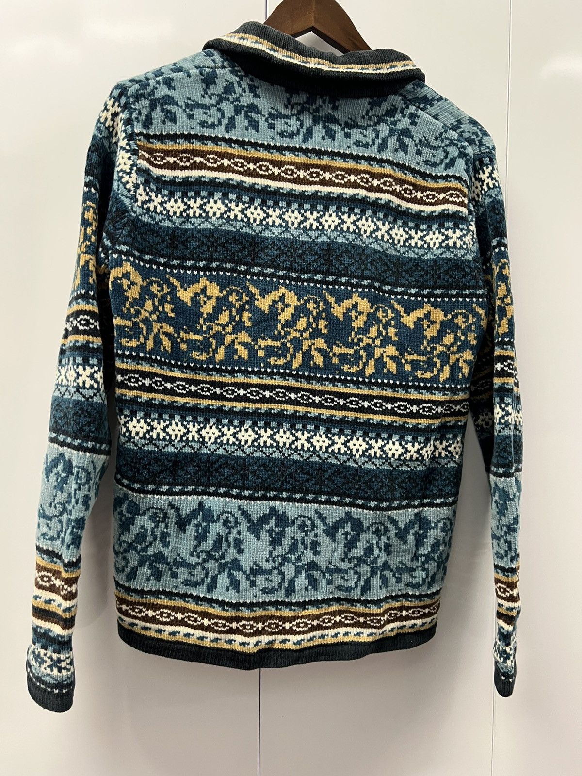 Vintage 90's 2000's Vintage Designer Studios Multi Pattern Sweater Size US M / EU 48-50 / 2 - 2 Thumbnail