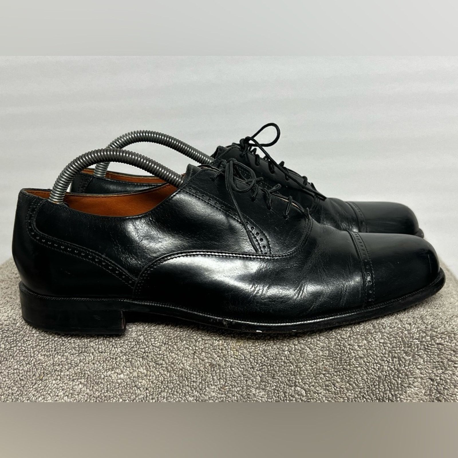 Bostonian Bostonian Classics Men's 9.5 M Oxfords Cap Toe 20350 Size US 9.5 / EU 42-43 - 2 Thumbnail
