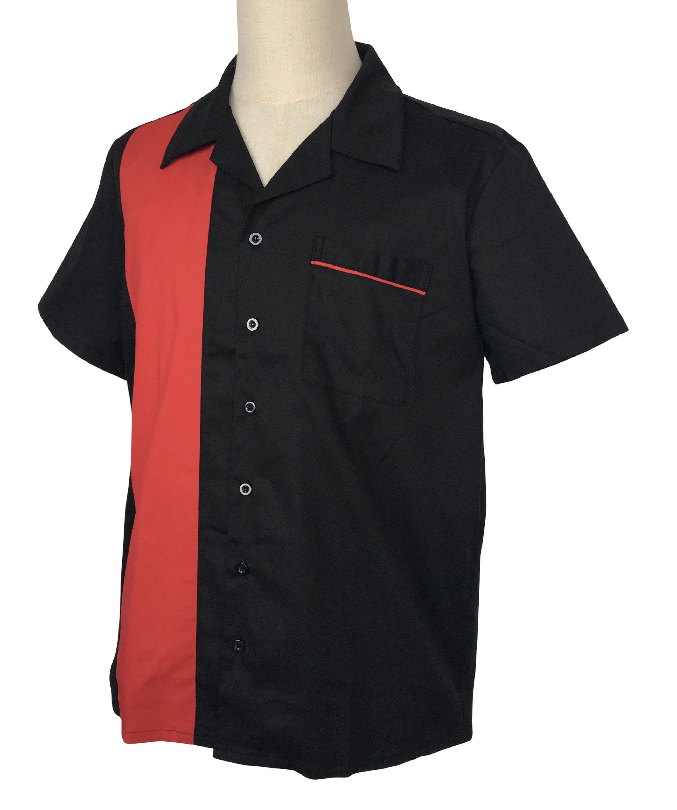 Other Men's Casual Shirts Black&Red Color with Pocket Size US L / EU 52-54 / 3 - 2 Thumbnail
