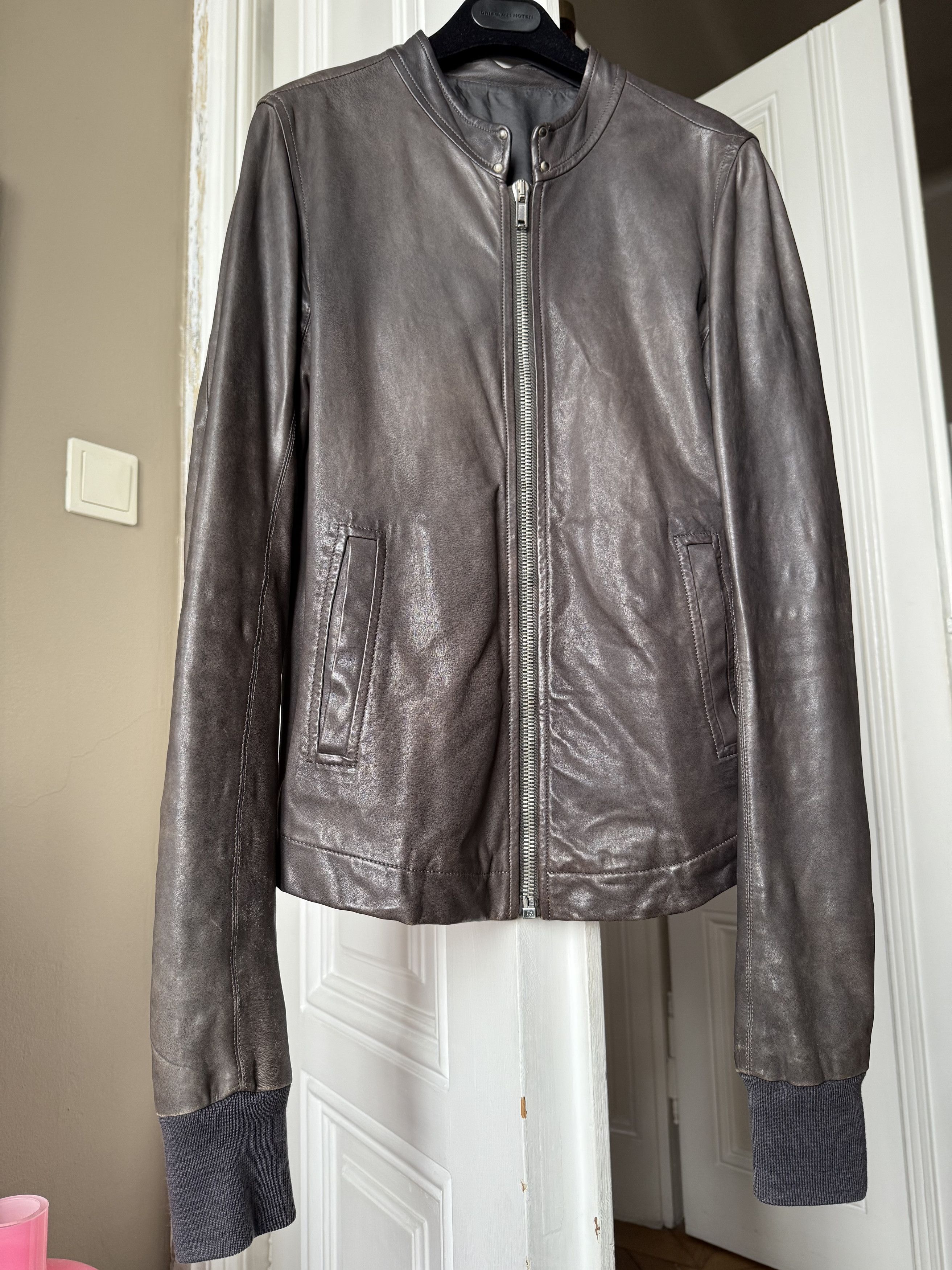 Rick Owens Rick Owens leather jacket -VINTAGE LOOK Size US S / EU 44-46 / 1 - 10 Thumbnail