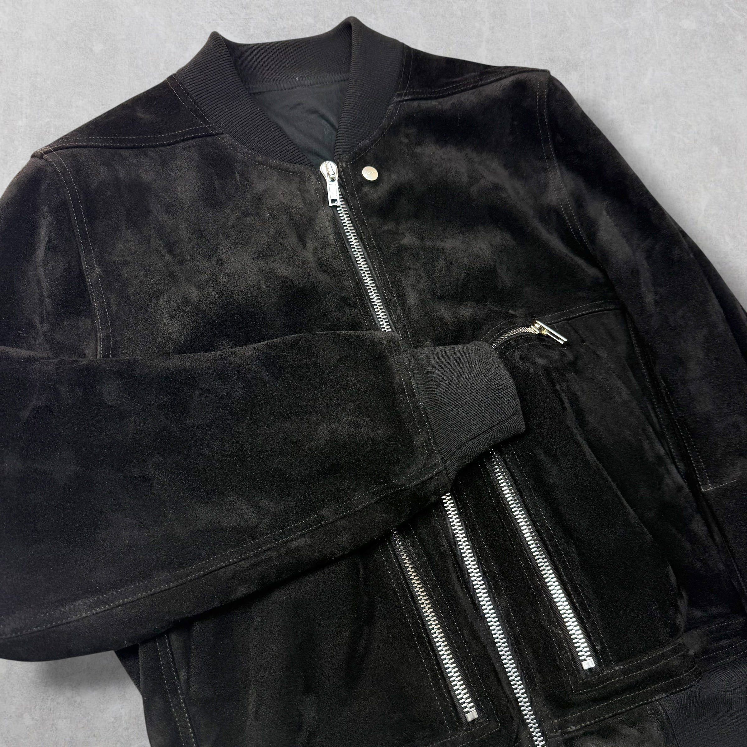 Rick Owens Rick Owens Concordians Suede Flight Jacket 50 (M) Size US M / EU 48-50 / 2 - 3 Thumbnail