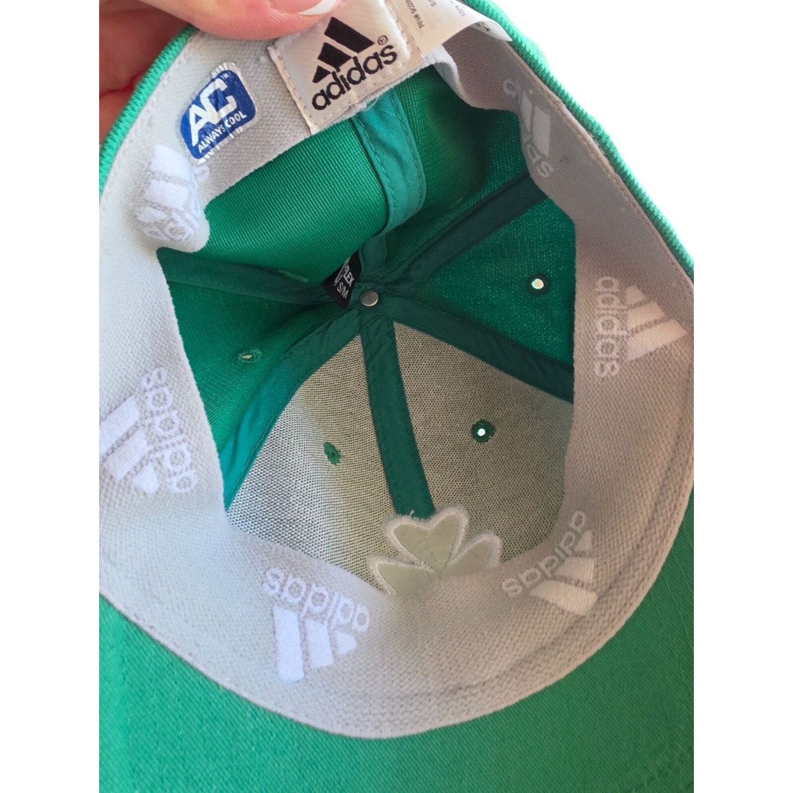 Adidas Adidas Green Clover Always Cool Adjustable Hat S/M Size ONE SIZE - 3 Thumbnail