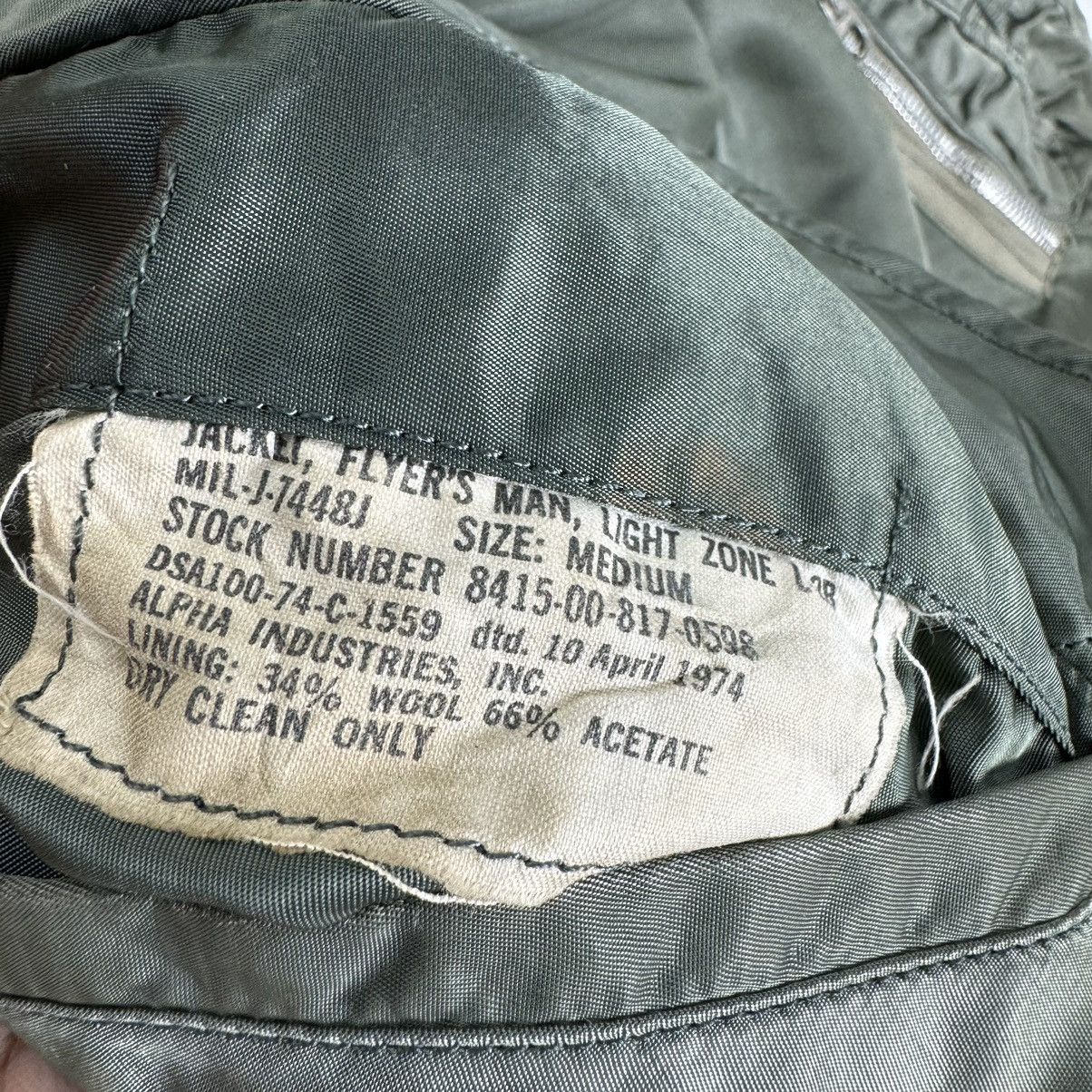 Alpha Industries ⚡️70s ALPHA INDUSTRIES FLYER MA-1 REVERSIBEL BOMBER JACKET Size US M / EU 48-50 / 2 - 10 Thumbnail