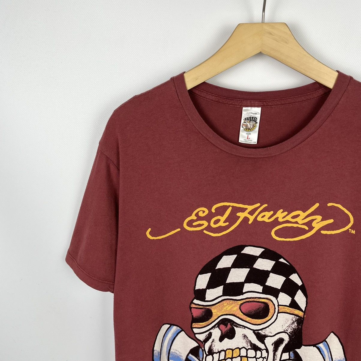 Ed Hardy Vintage Ed Hardy Y2K Skulls Big Logo T Shirt 90’s Size US L / EU 52-54 / 3 - 5 Thumbnail