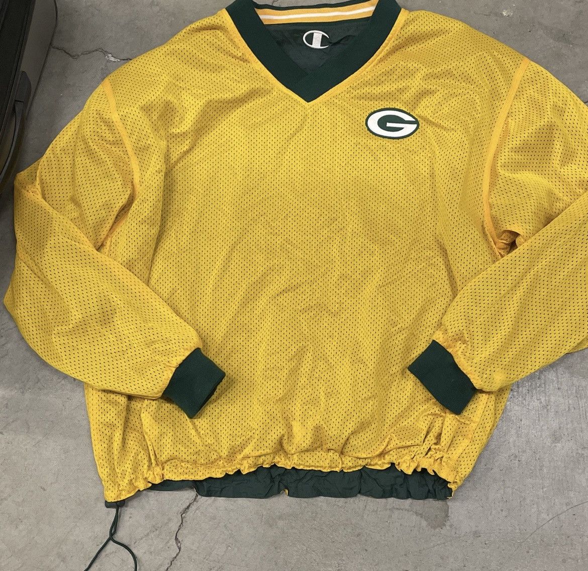 Champion Reversible Green Bay Packers Windbreaker Size US XXL / EU 58 / 5 - 6 Thumbnail