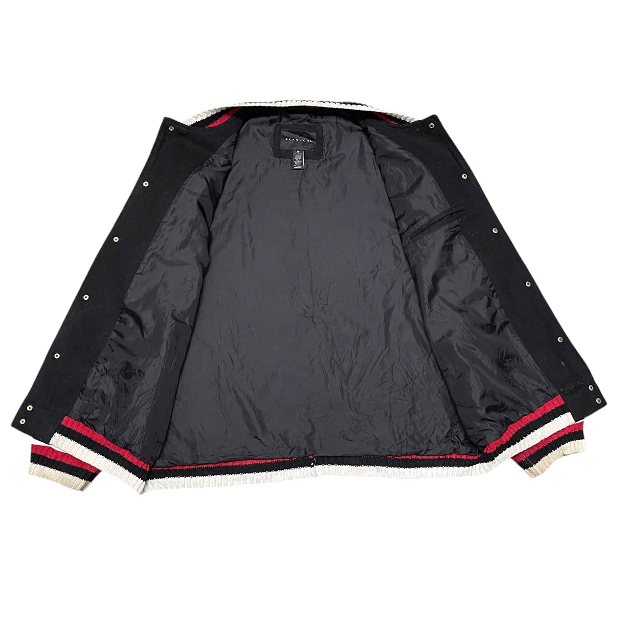 Sean John Vintage Sean John Tiger Embroidered Varsity Jacket 4XL Size US XXL / EU 58 / 5 - 9 Thumbnail