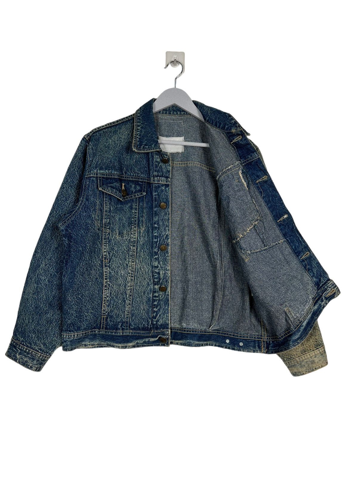 Japanese Brand 🔥 VERY RARE DYED TRUCKER DENIM JACKET Size US M / EU 48-50 / 2 - 9 Thumbnail