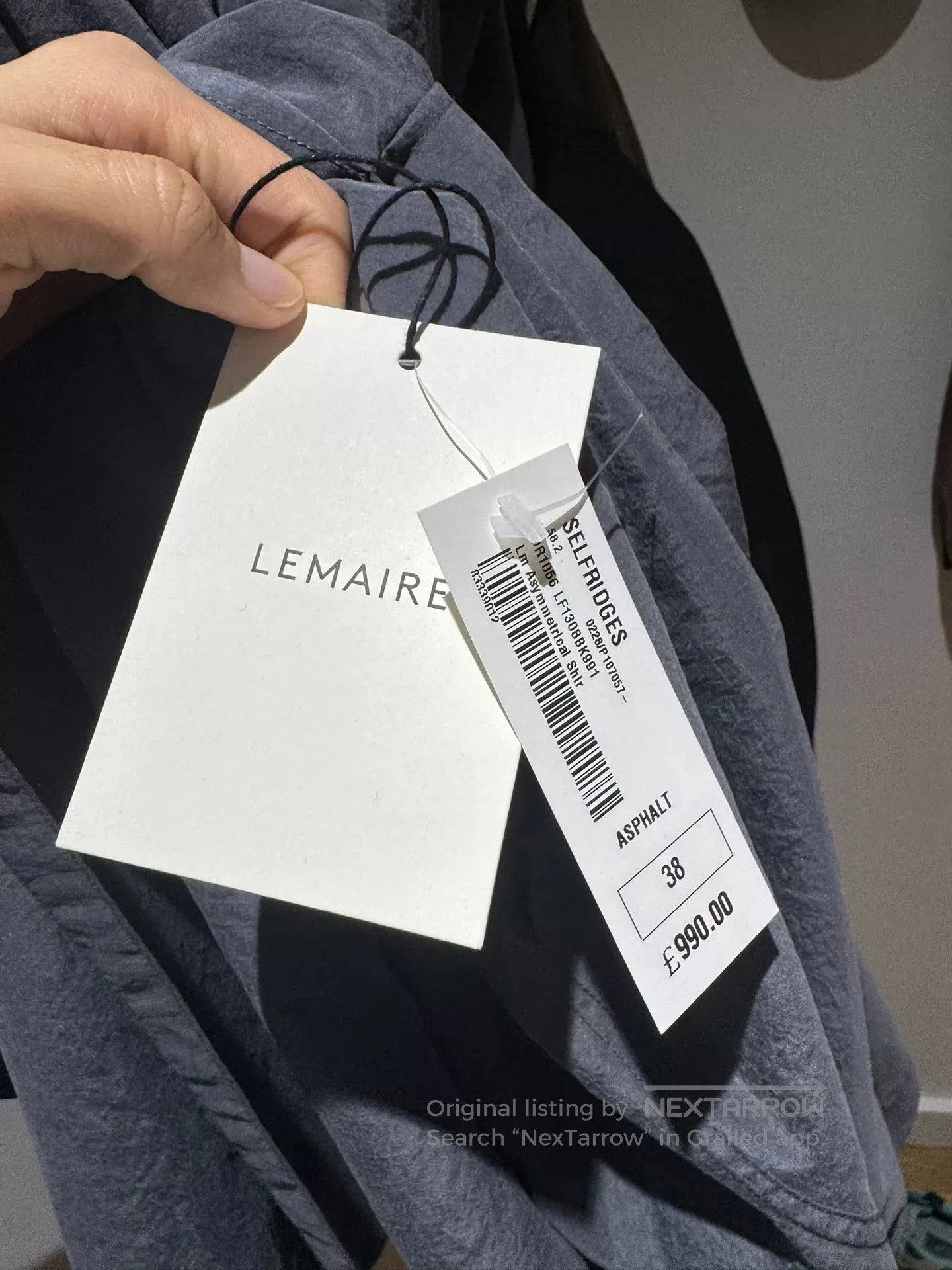 Lemaire Lemaire S/S 2025 Asymmetric Belt Shirt Dress. Size S / US 4 / IT 40 - 7 Thumbnail