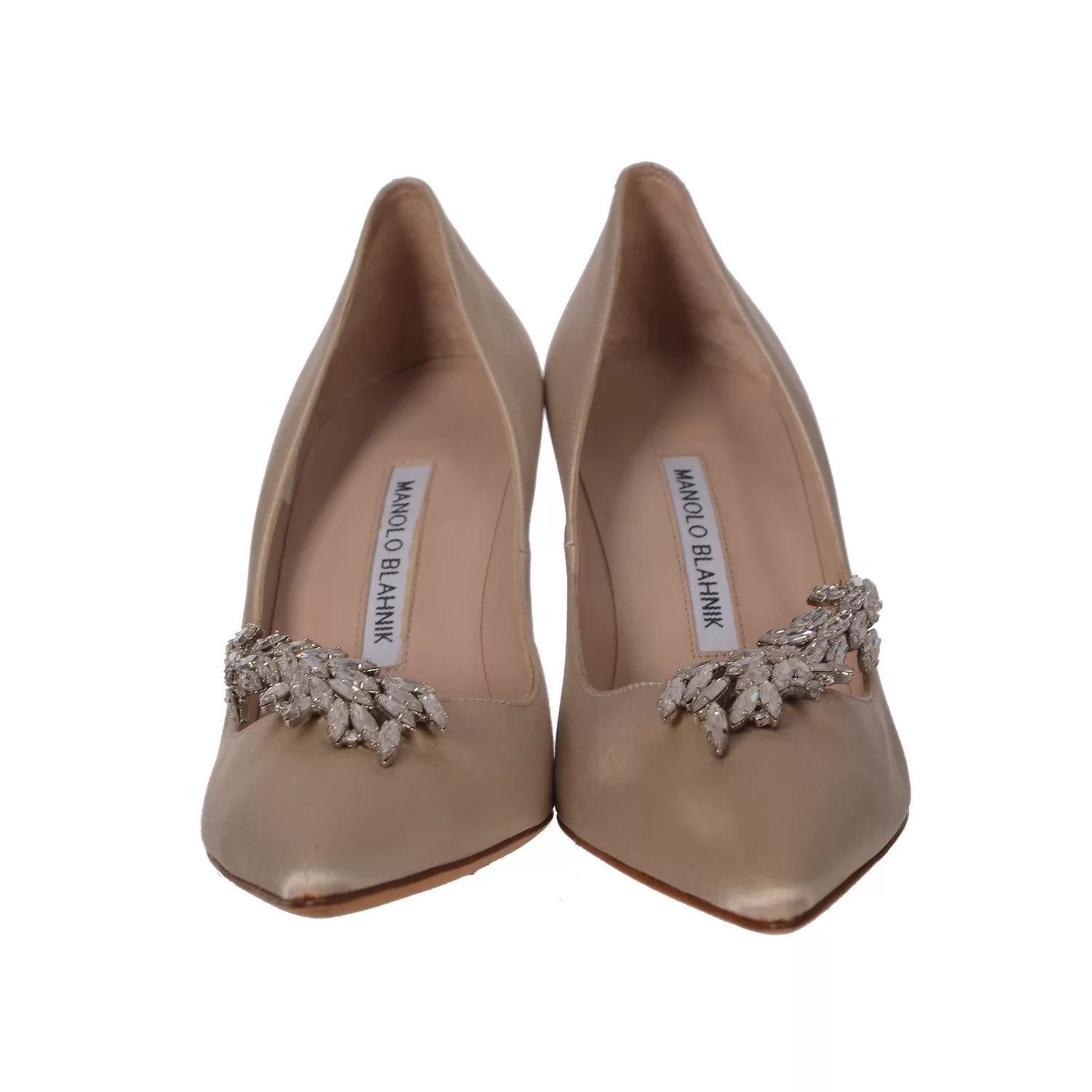 Manolo Blahnik MB Women's High Heels Size 37 Size US 6.5 / IT 36.5 - 2 Thumbnail
